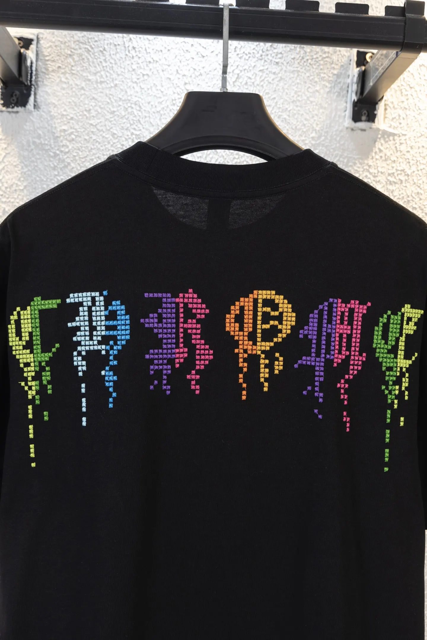Mosaic Embroidered Cotton T-Shirt D13312604 — view 5