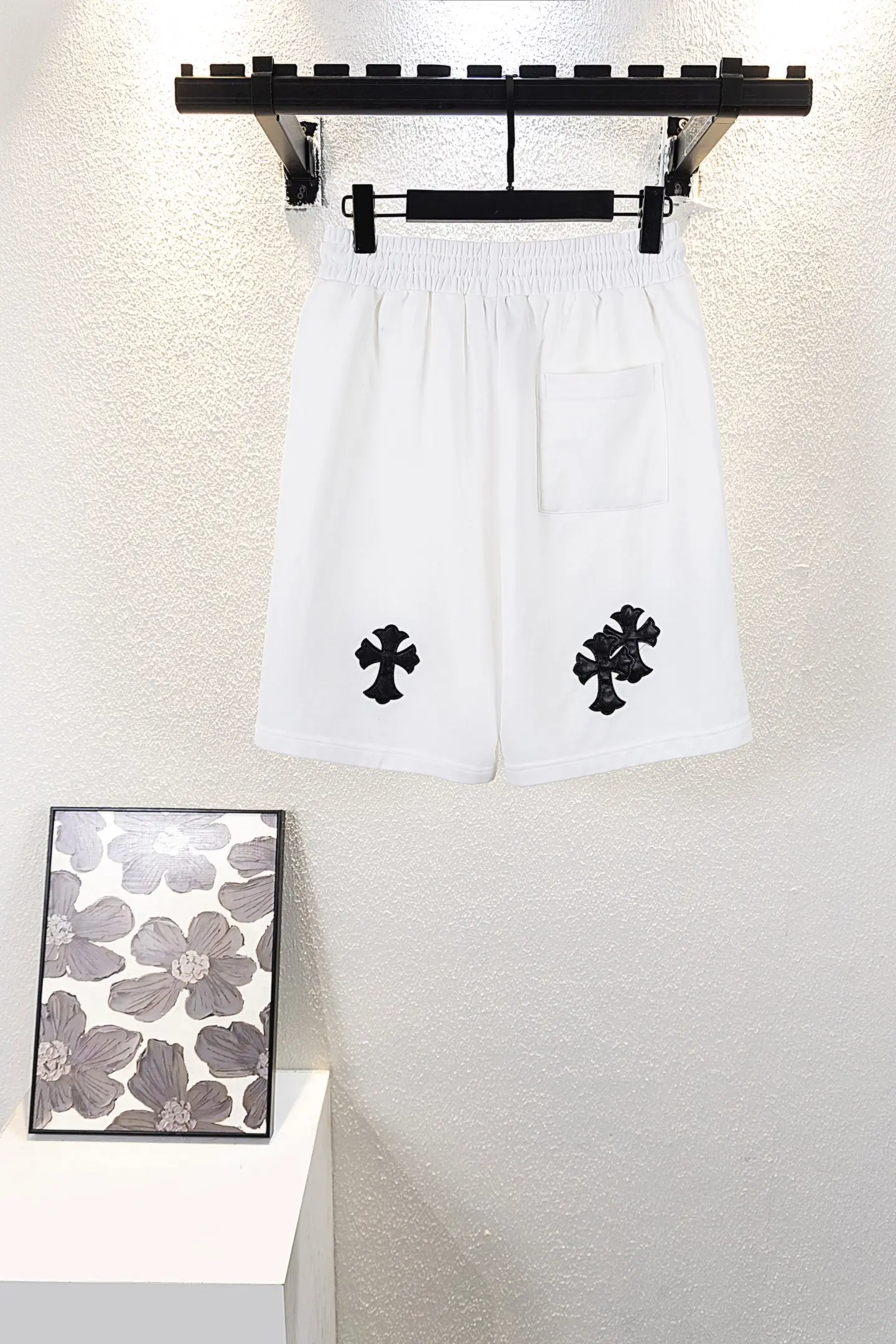 Logo-Embroidered Cotton-Jersey Shorts D13312610 — view 2