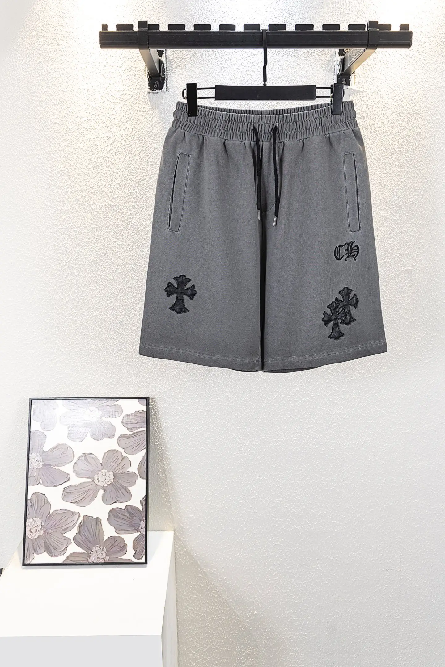 Embroidered Logo Cotton-Jersey Shorts D13312609