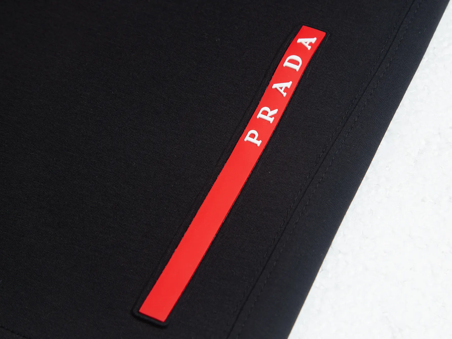 Logo-Patch Cotton-Blend Jersey Shorts D13516206 — view 3