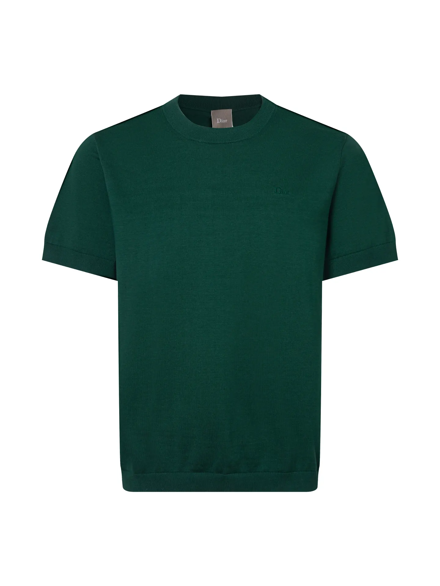 Embroidered Wool-Blend Knit T-Shirt D13516261