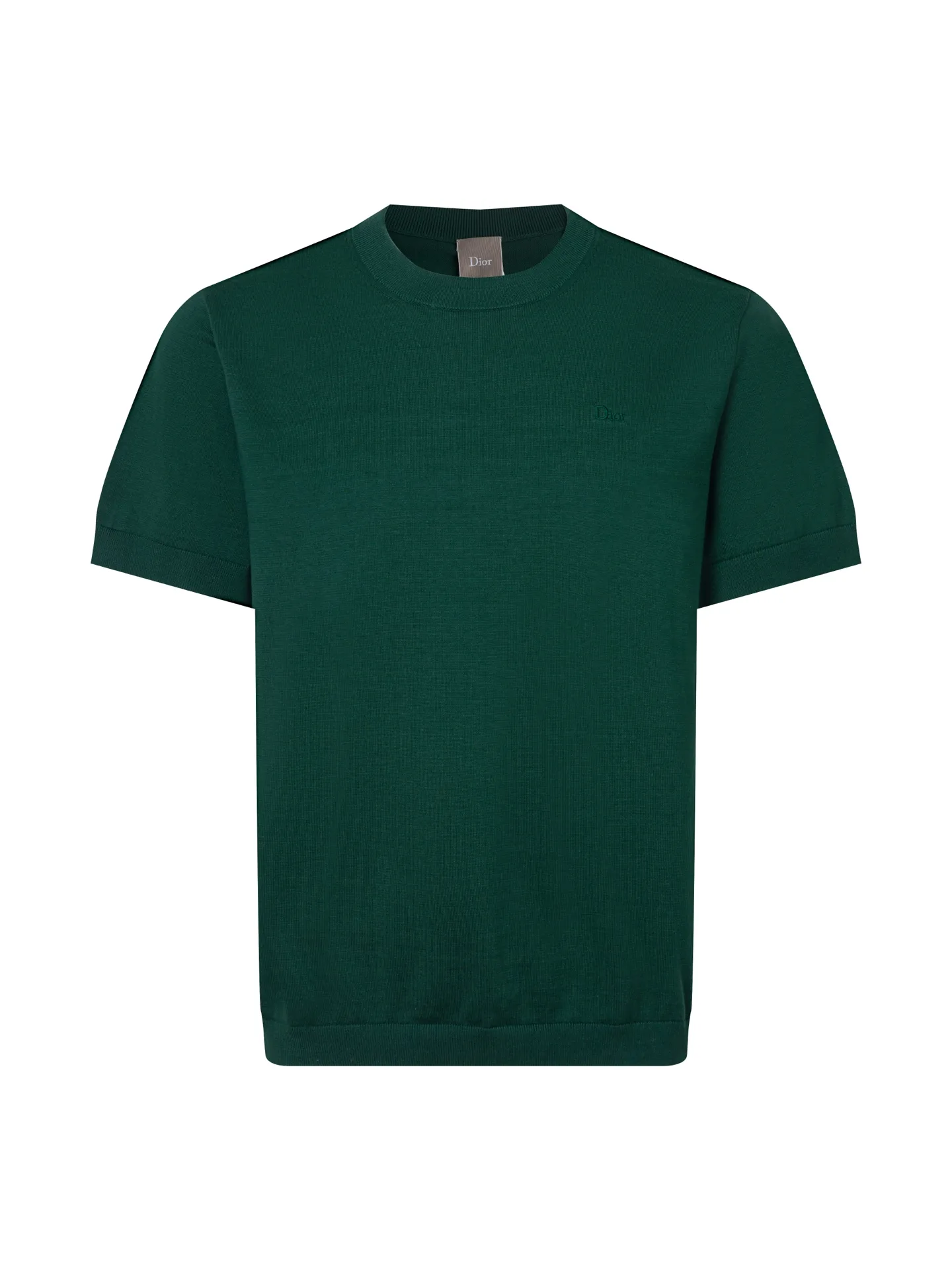 Embroidered Wool-Blend Knit T-Shirt D13516261