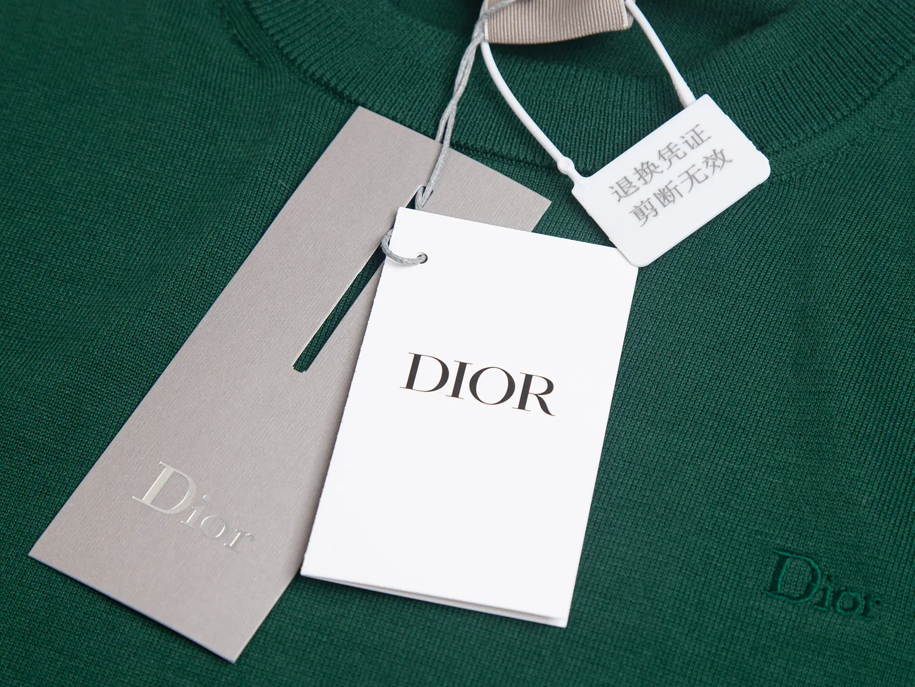 Embroidered Wool-Blend Knit T-Shirt D13516261 — view 5
