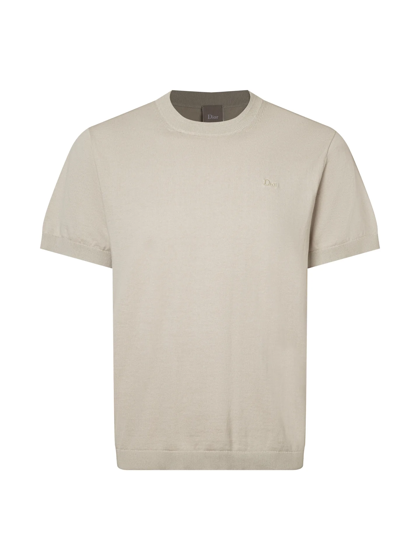 Logo-Embroidered Wool-Blend Knit T-Shirt D13516262