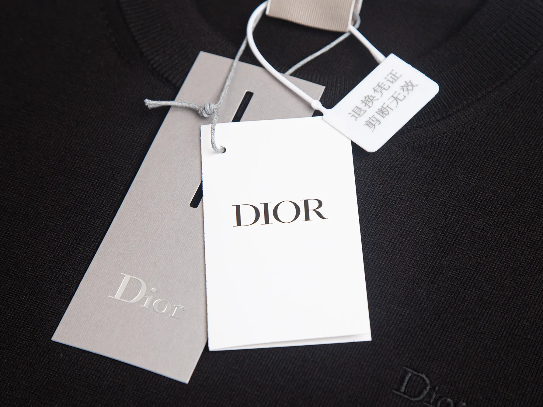 Embroidered Wool-Blend Knit T-Shirt D13516260 — view 4