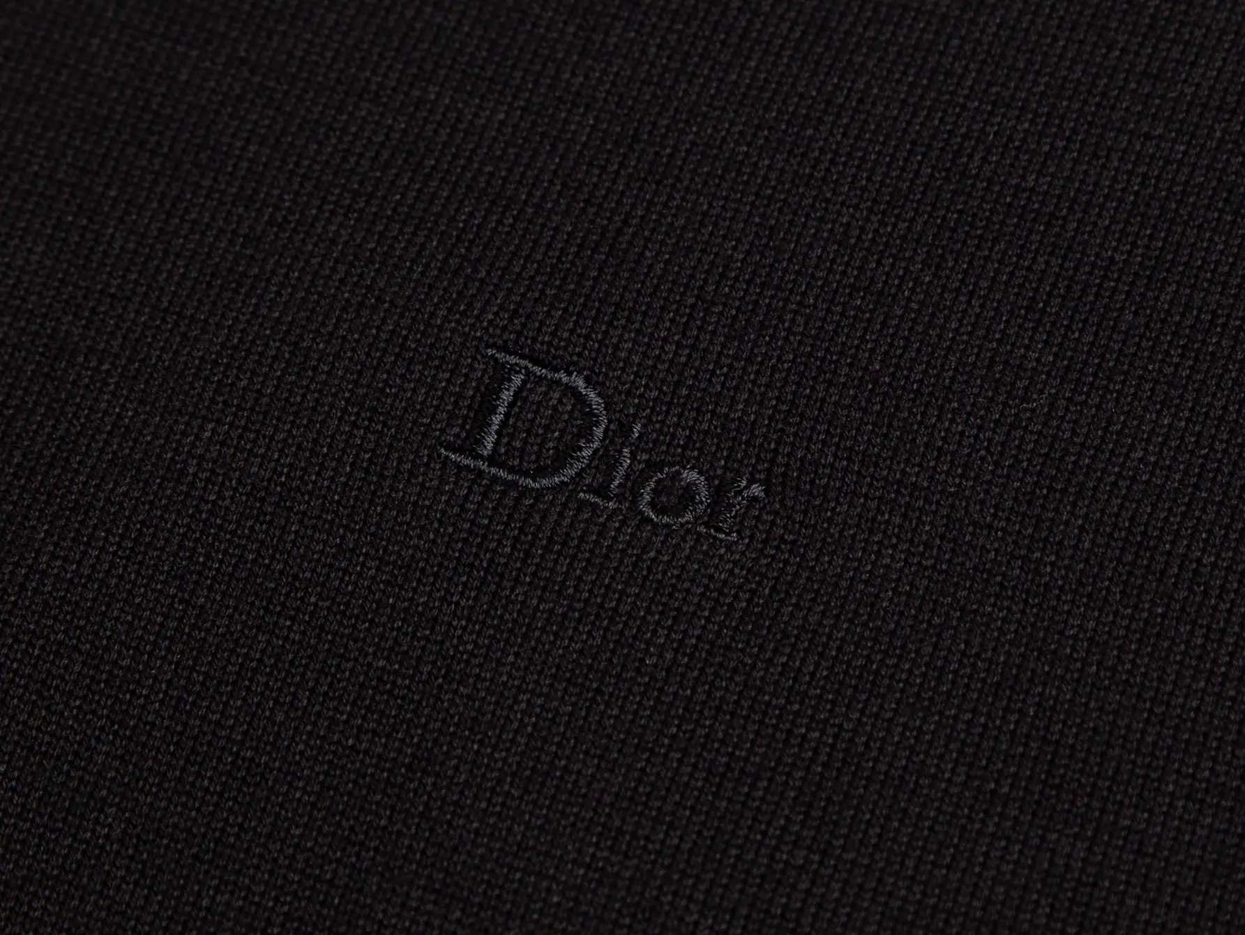 Embroidered Wool-Blend Knit T-Shirt D13516260 — view 5