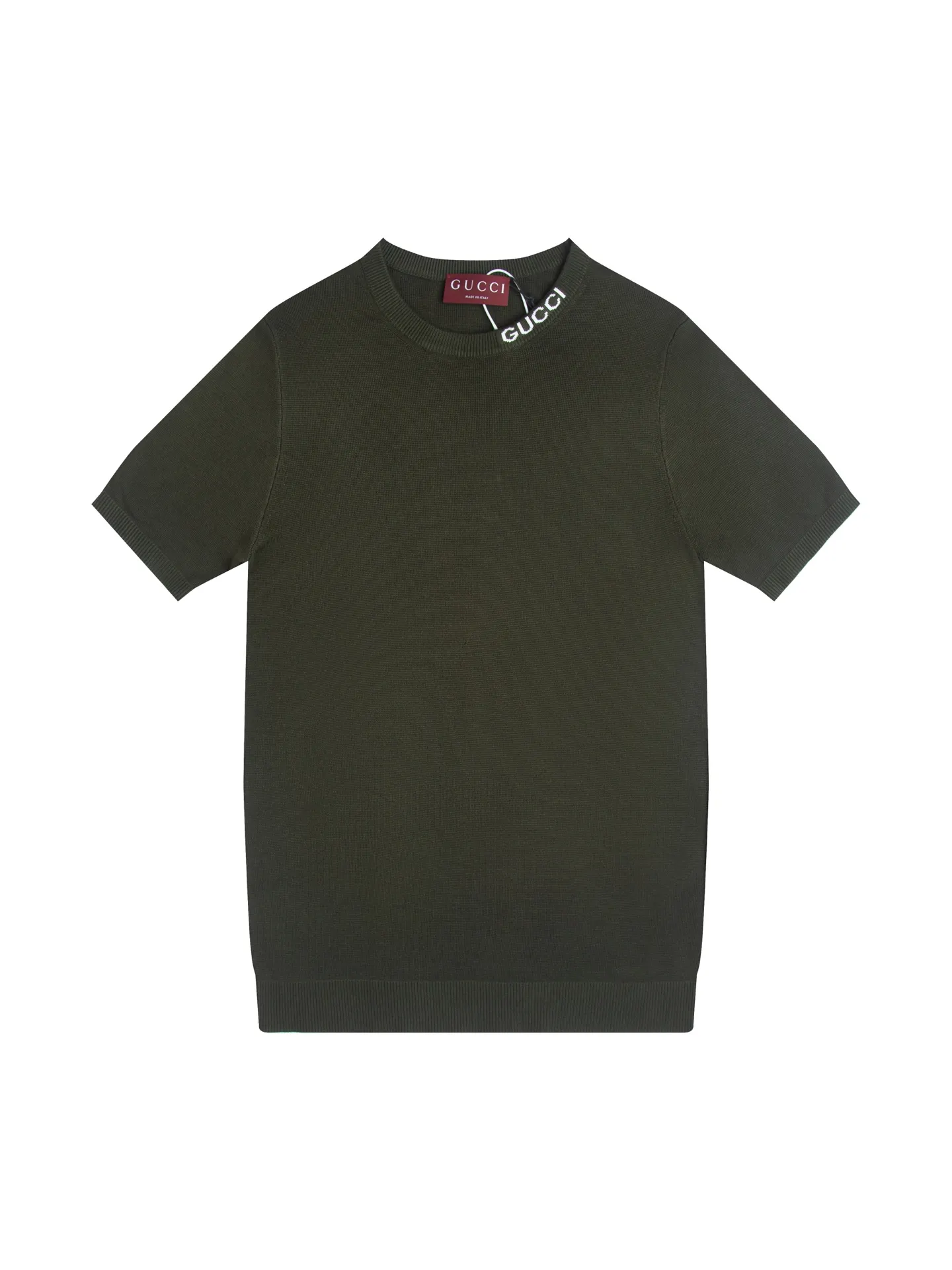 Logo-Embroidered Wool-Blend Knit T-Shirt D13516242