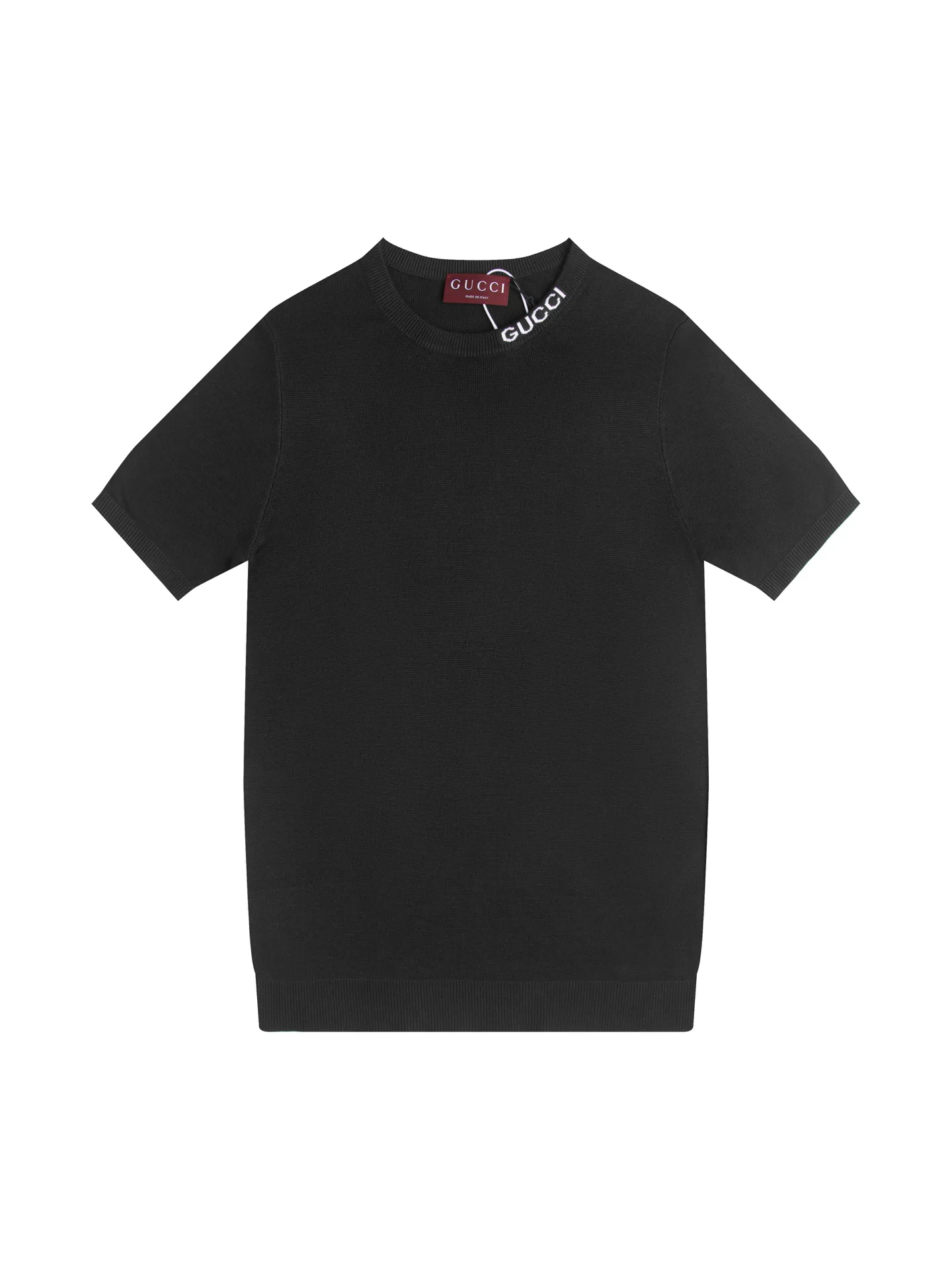 Logo-Embroidered Wool-Blend Knit T-Shirt D13516241