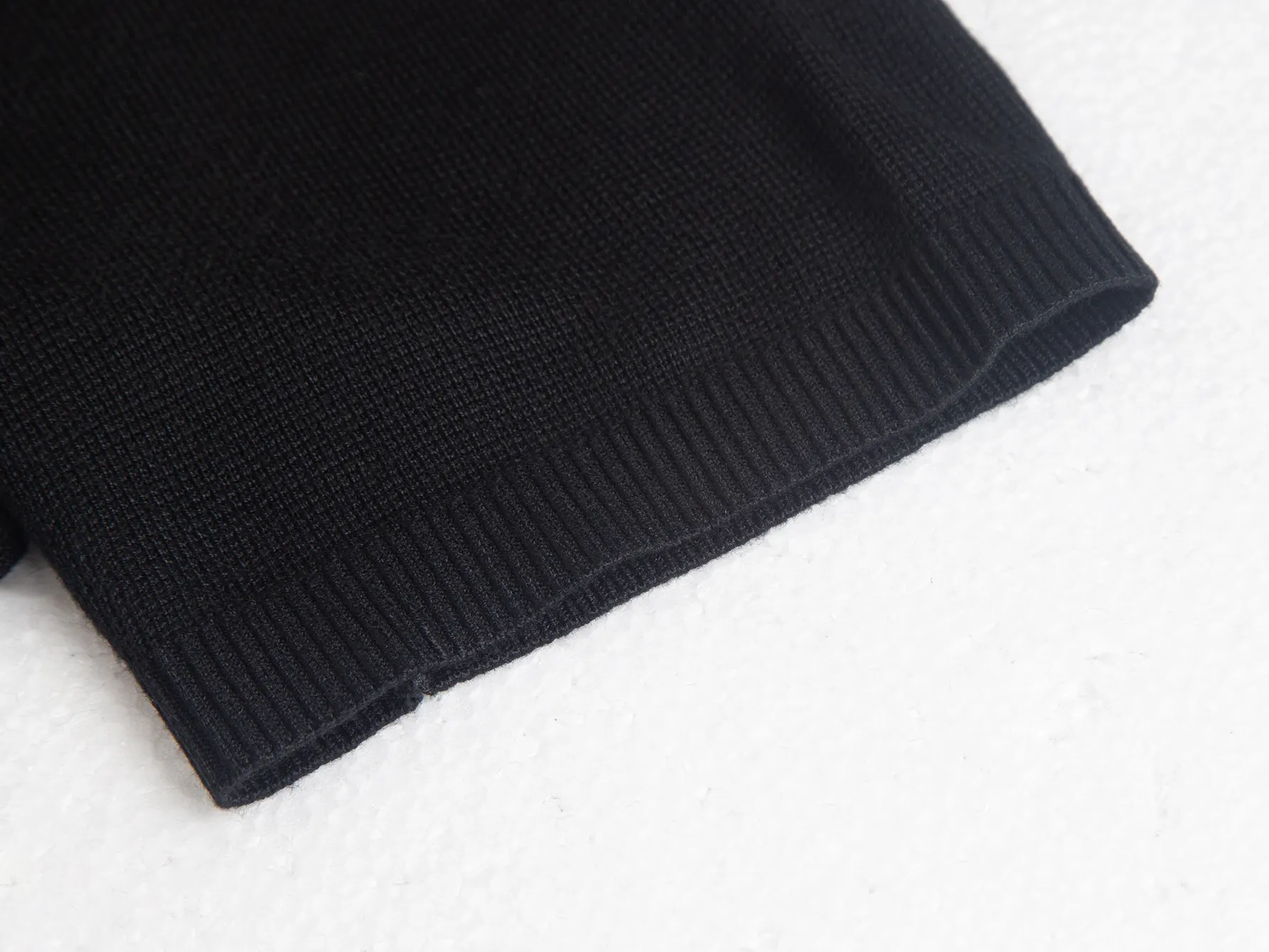 Logo-Embroidered Wool-Blend Knit T-Shirt D13516241 — view 8