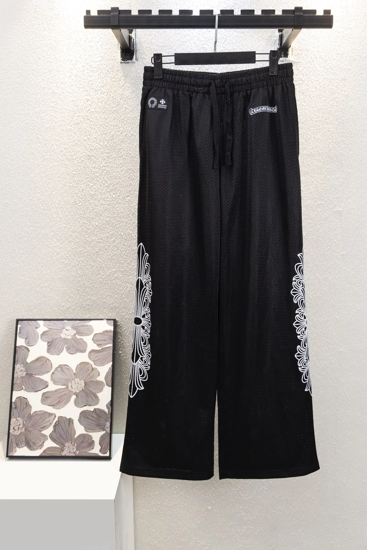 Logo-Print Mesh Wide-Leg Track Pants D13812648