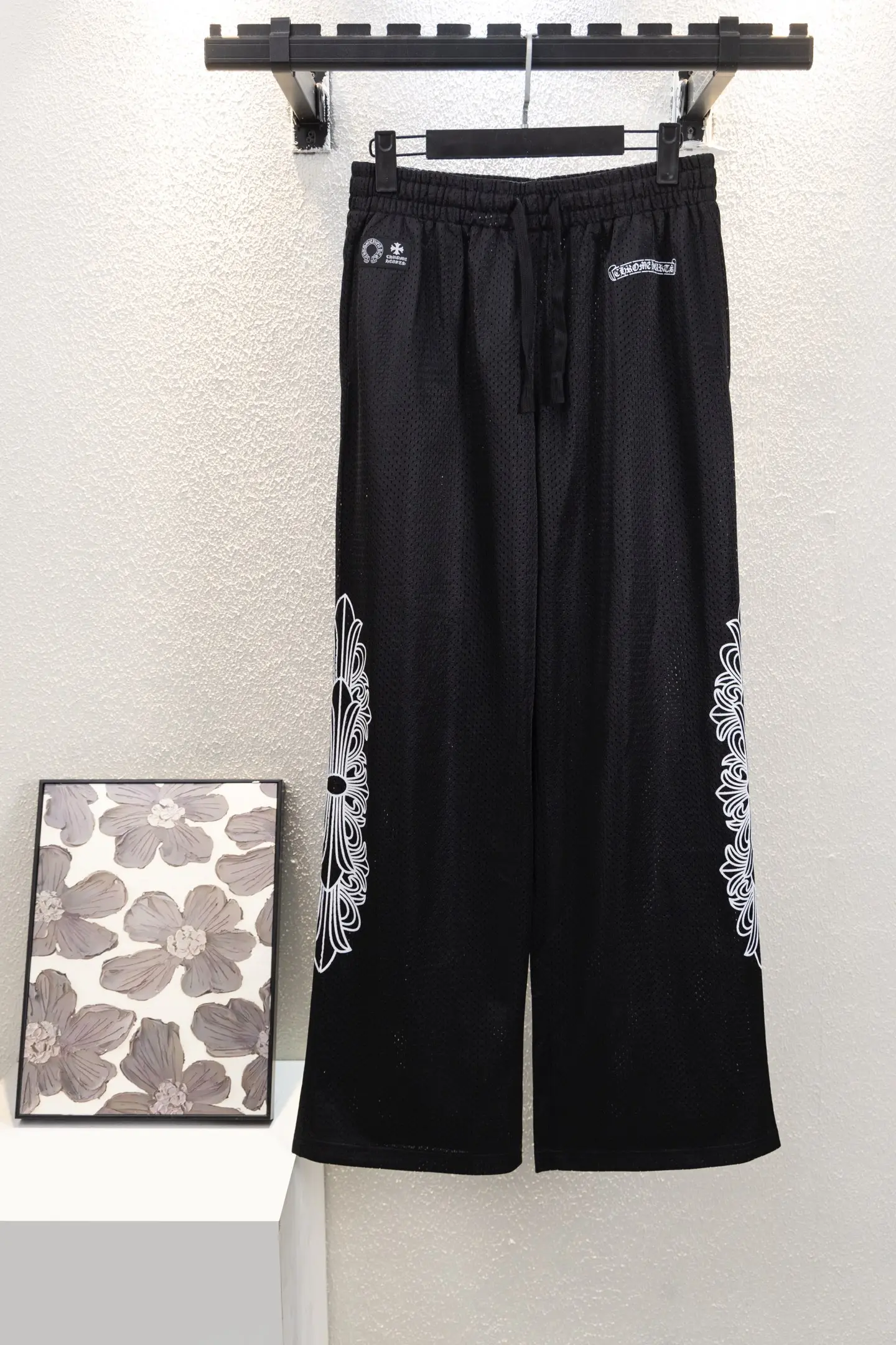 Logo-Print Mesh Wide-Leg Track Pants D13812648