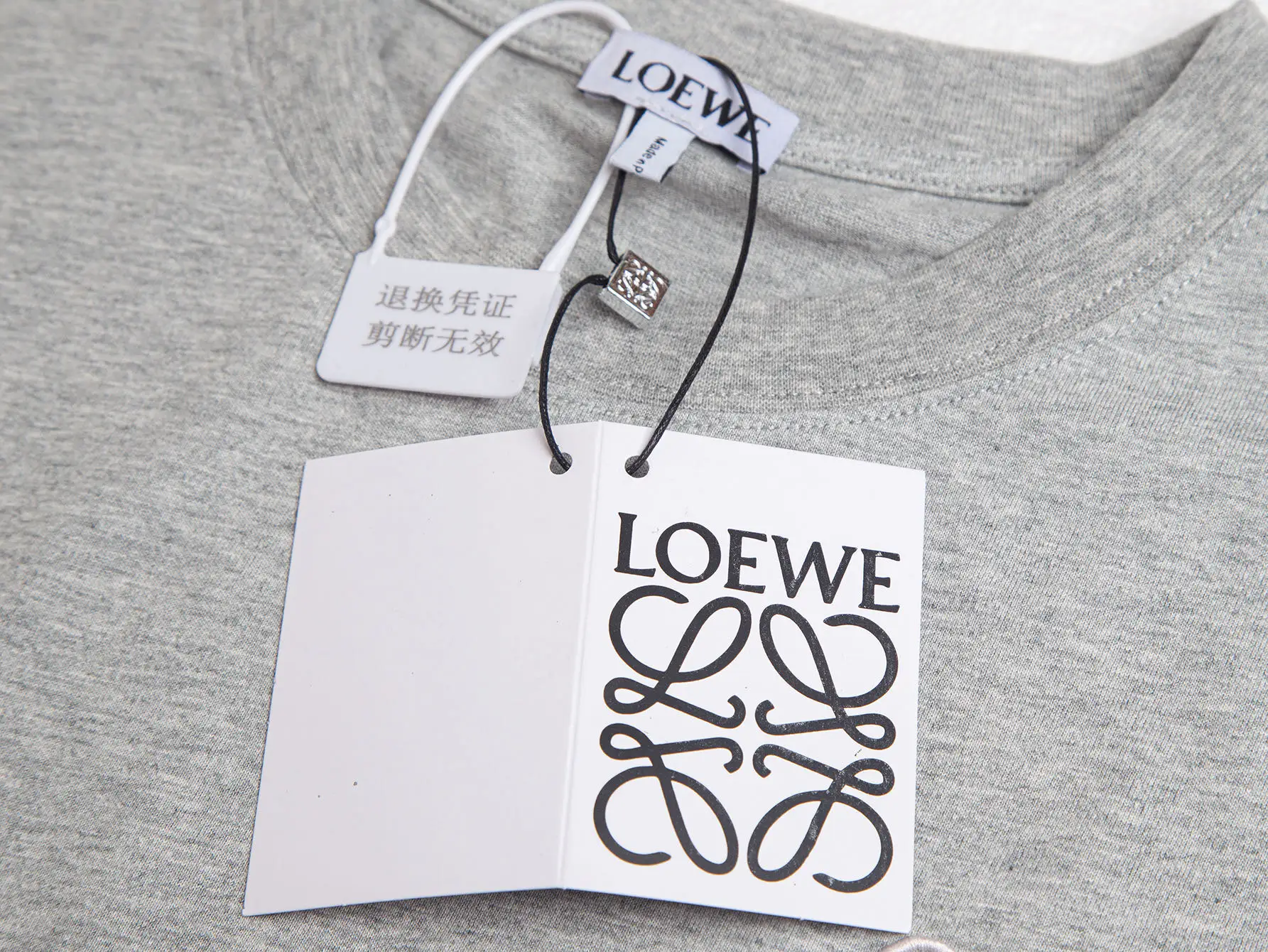 Anagram Embroidered Mercerized Cotton T-Shirt D14015669 — view 4