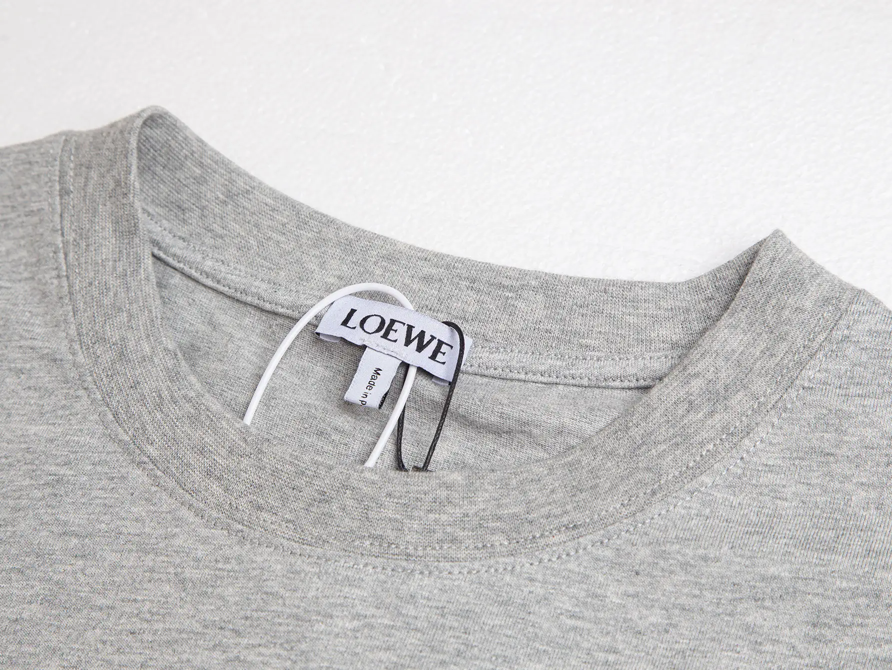 Anagram Embroidered Mercerized Cotton T-Shirt D14015669 — view 6