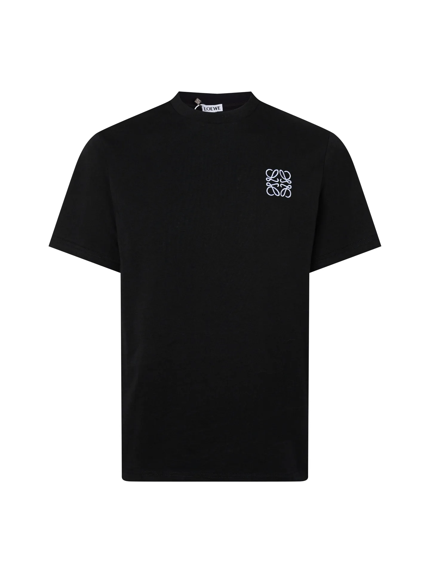 Anagram Embroidered Mercerized Cotton T-Shirt D14015667