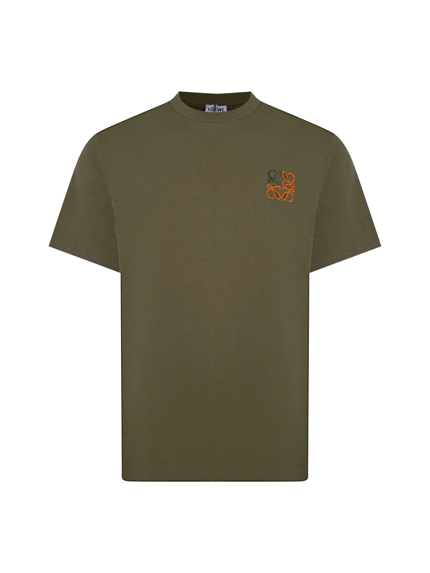 Anagram Embroidered Cotton-Jersey T-Shirt D14015668
