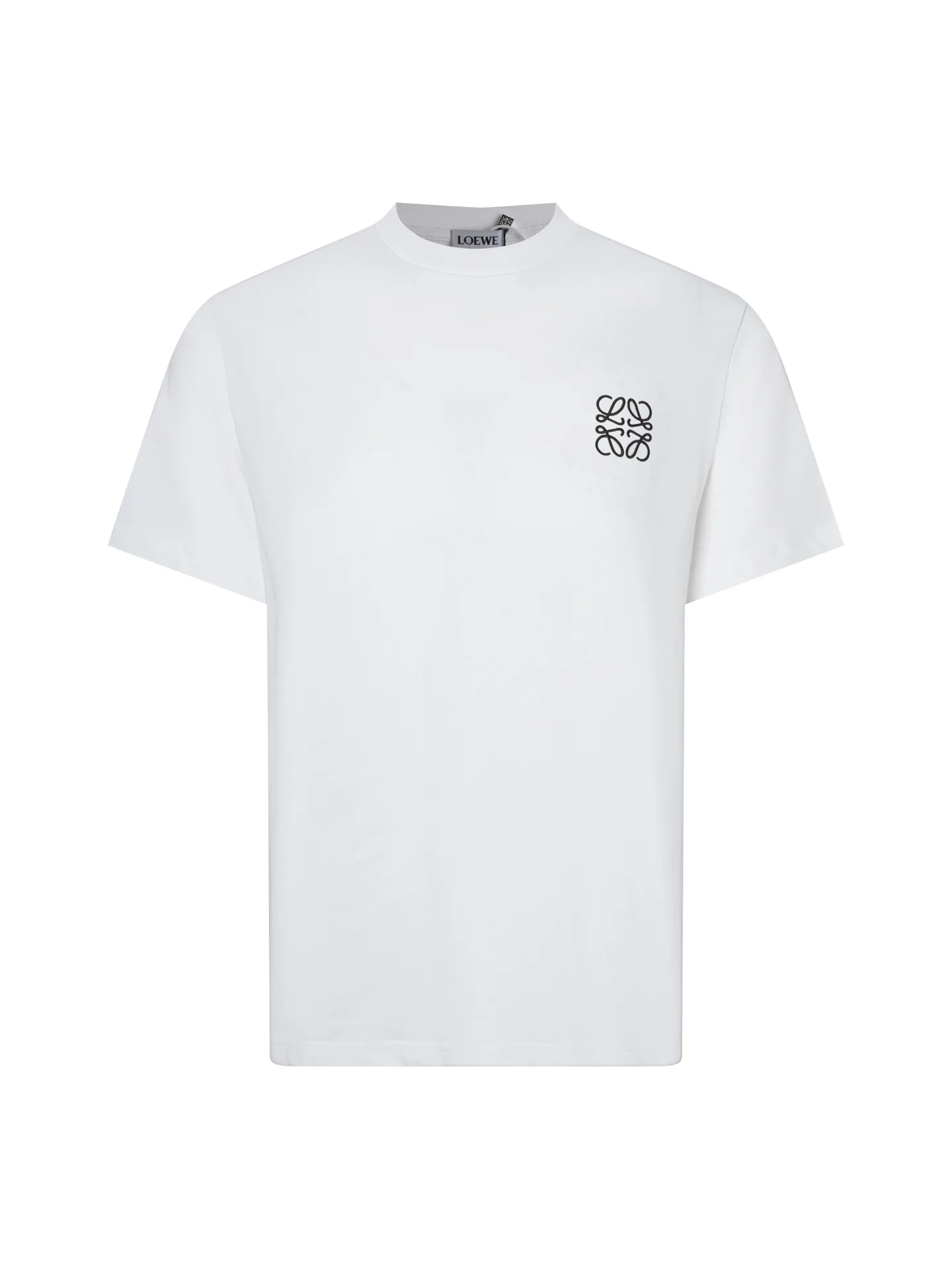 Anagram Embroidered Mercerized Cotton T-Shirt D14015666
