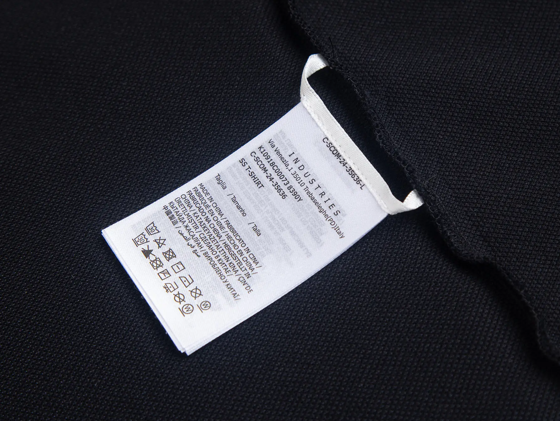 Black Logo-Patch Half-Zip Polo Shirt D14016172 — view 8