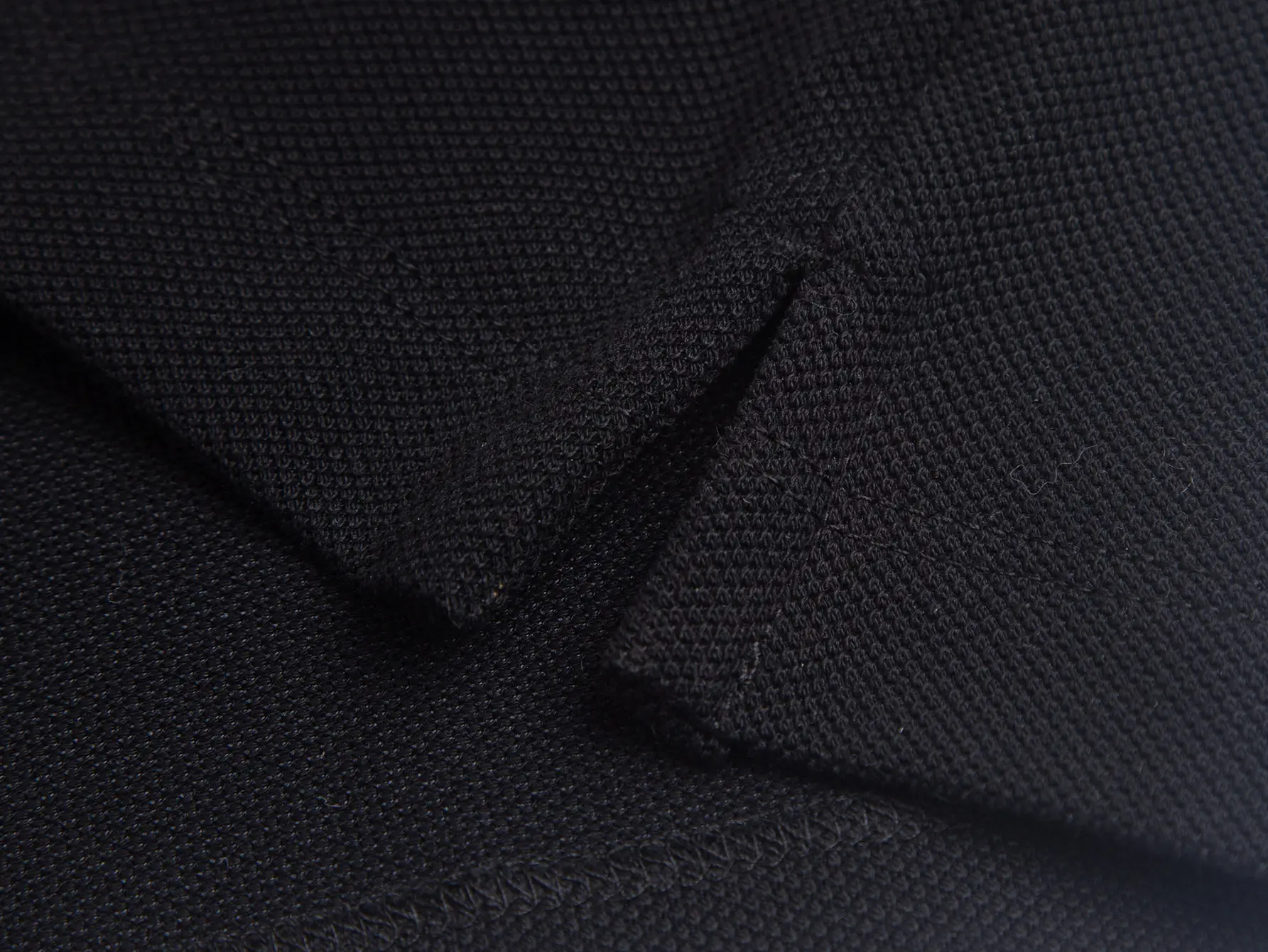 Black Logo-Patch Half-Zip Polo Shirt D14016172 — view 11