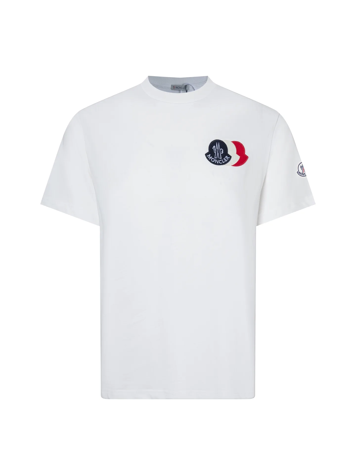 Double Logo Appliqué Cotton T-Shirt D14015663