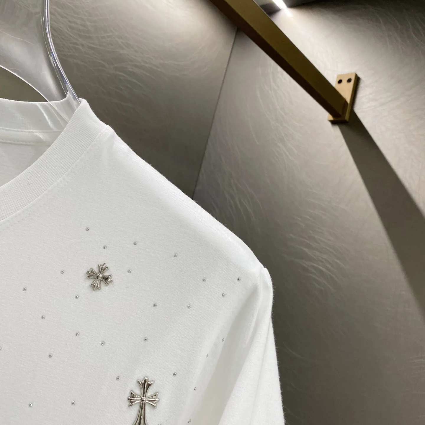 Crystal-Embellished Cotton T-Shirt D14019611 — view 10