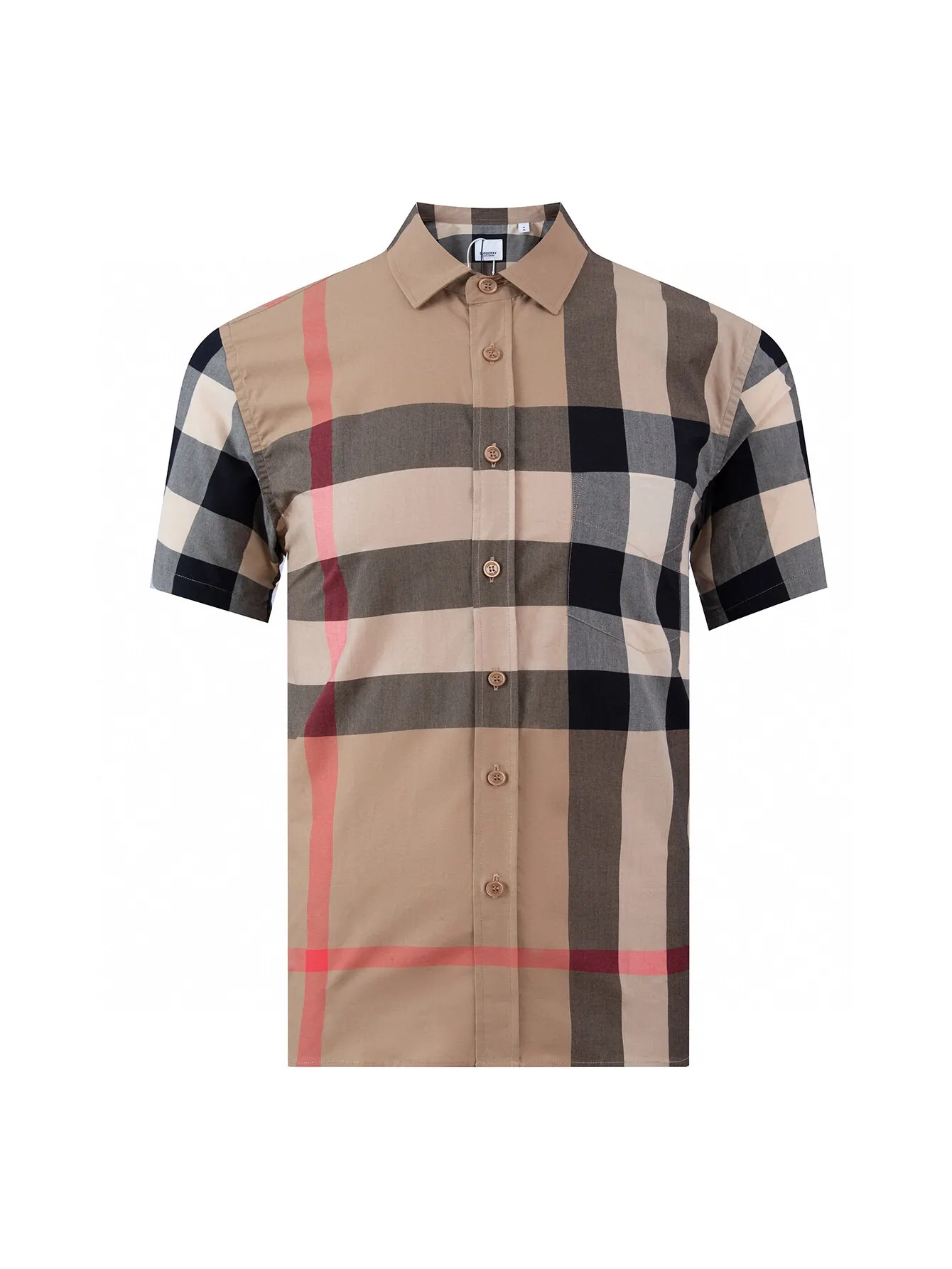 Giant Check Short-Sleeve Shirt D14016369