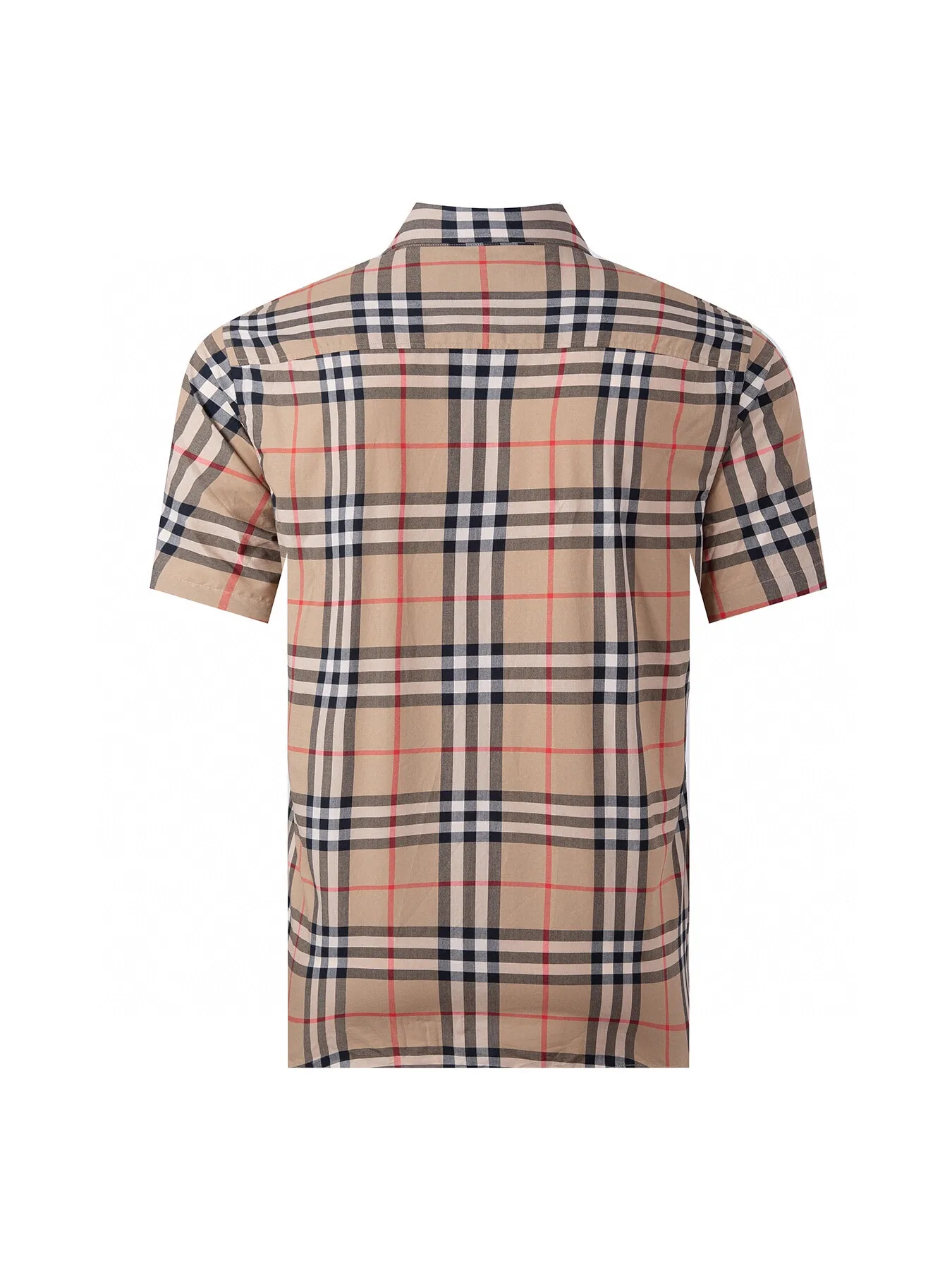 Check Poplin Short-Sleeve Shirt D14016367 — view 3