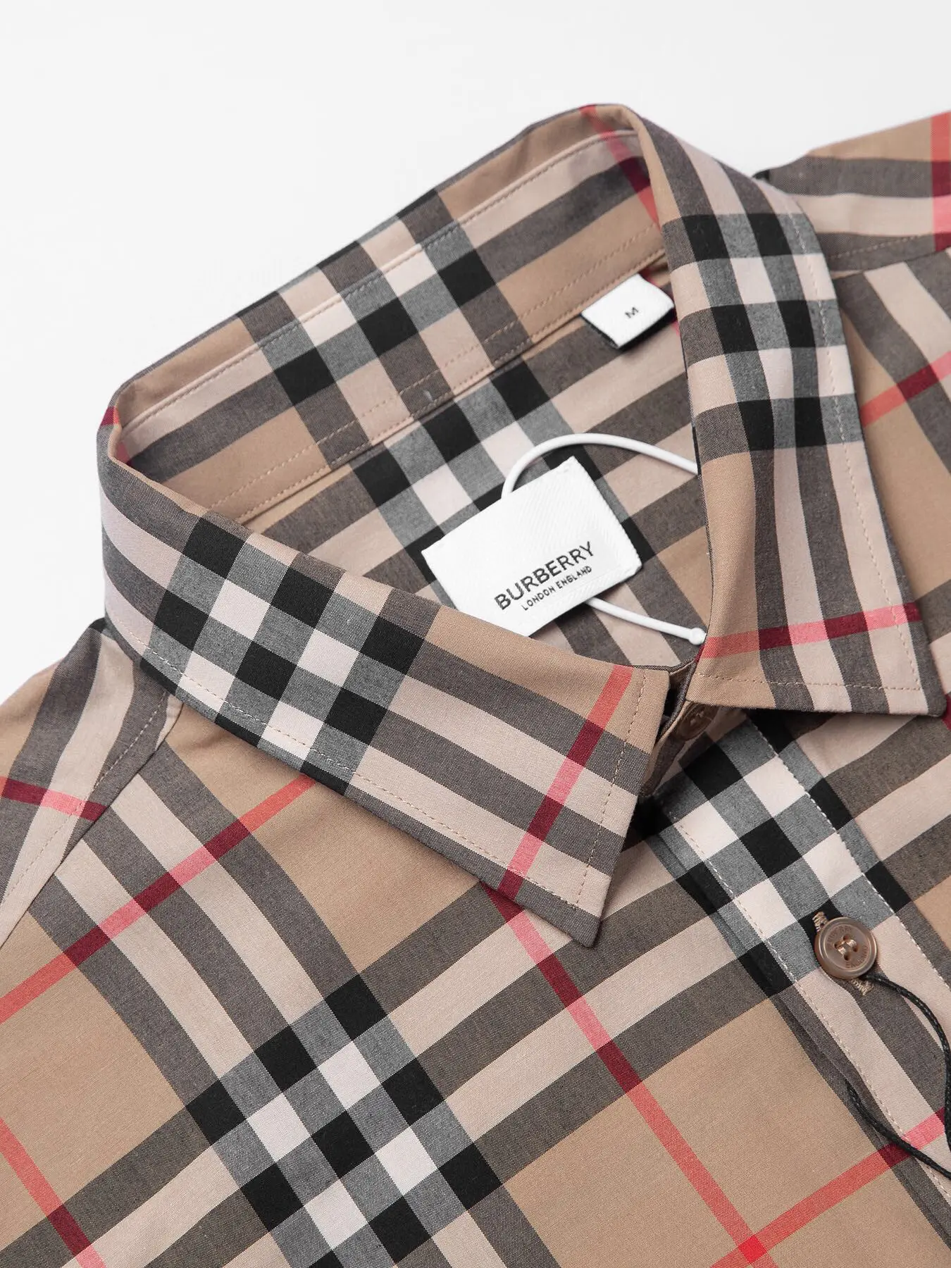 Check Poplin Short-Sleeve Shirt D14016367 — view 4