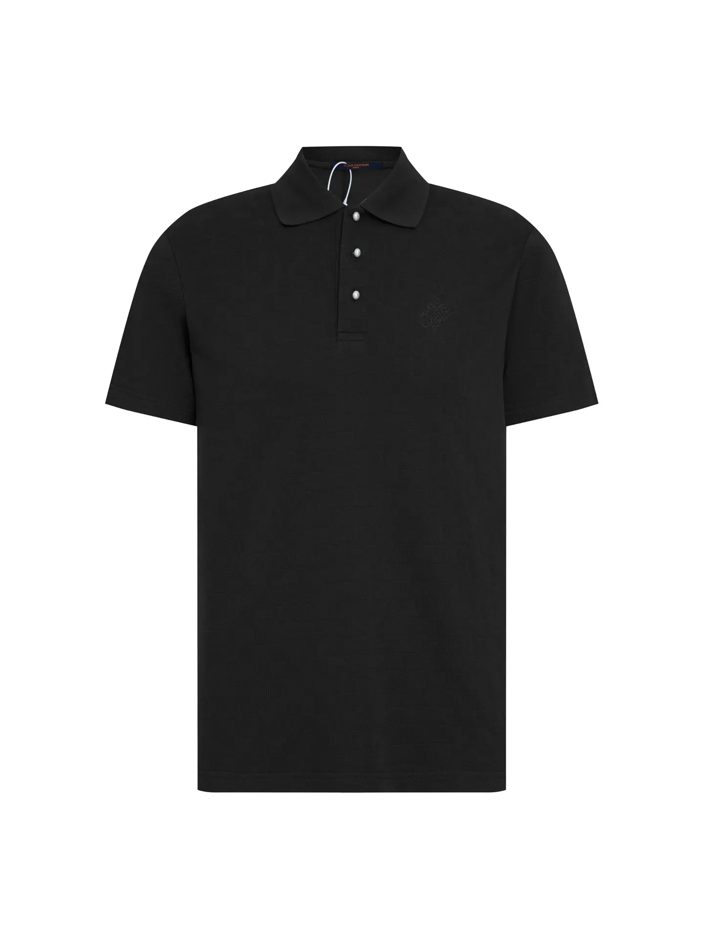 Damier Embroidered Cotton Polo Shirt D14016339