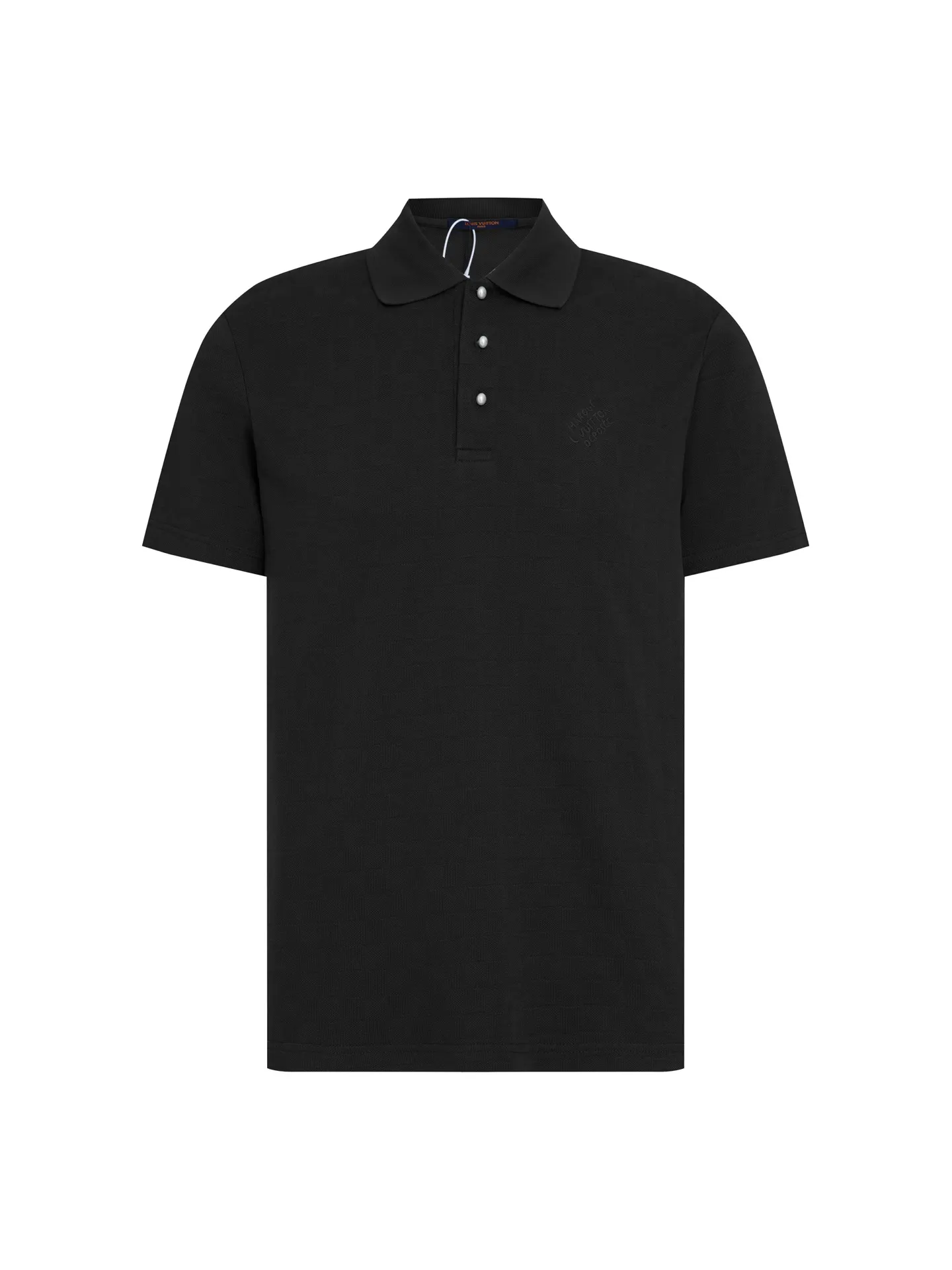 Damier Embroidered Cotton Polo Shirt D14016339