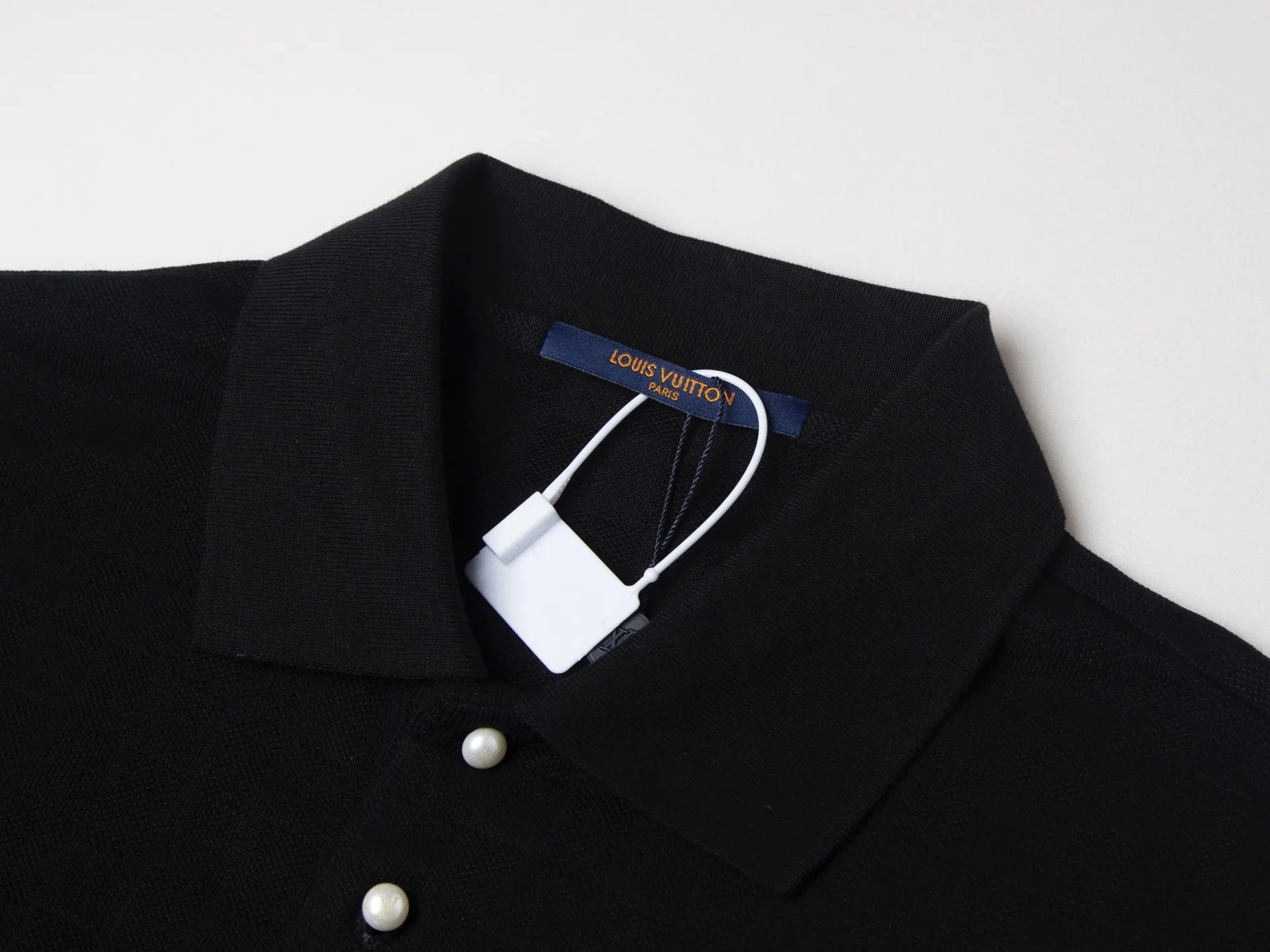 Damier Embroidered Cotton Polo Shirt D14016339 — view 3