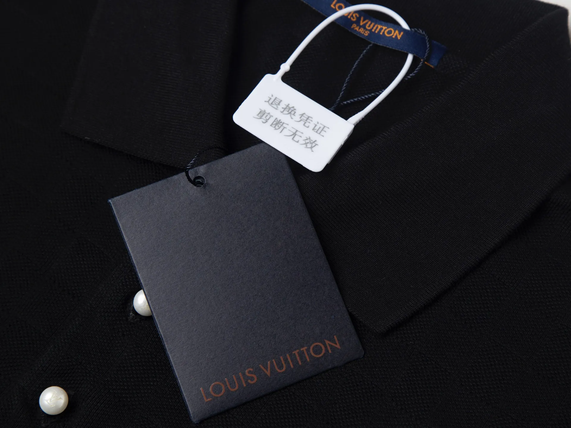 Damier Embroidered Cotton Polo Shirt D14016339 — view 4