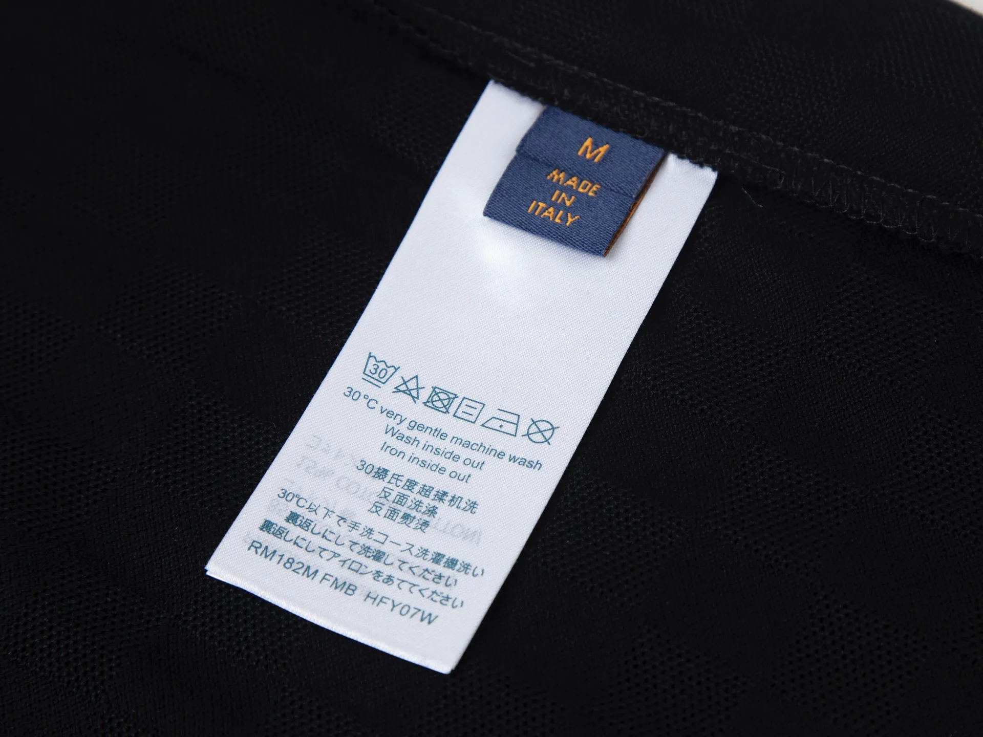 Damier Embroidered Cotton Polo Shirt D14016339 — view 6
