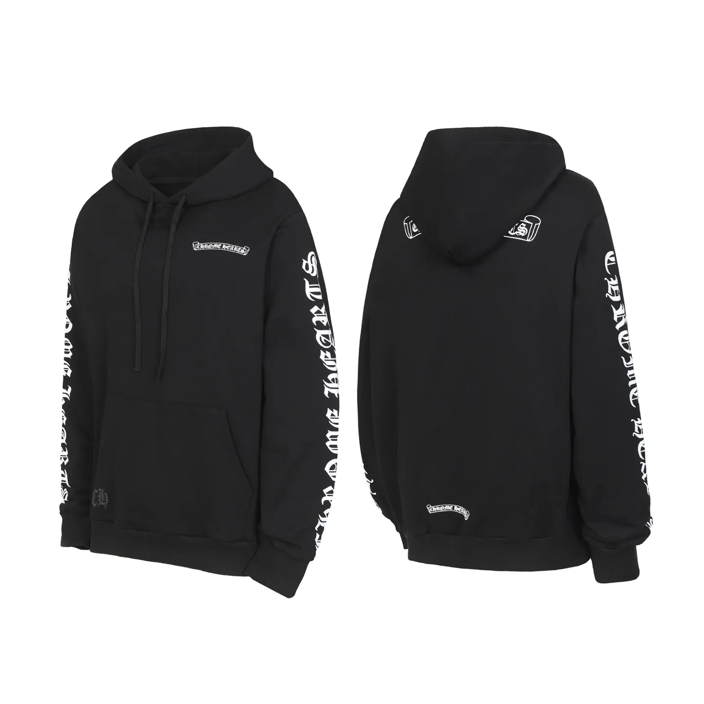 Logo-Print Cotton-Blend Jersey Hoodie D14514002
