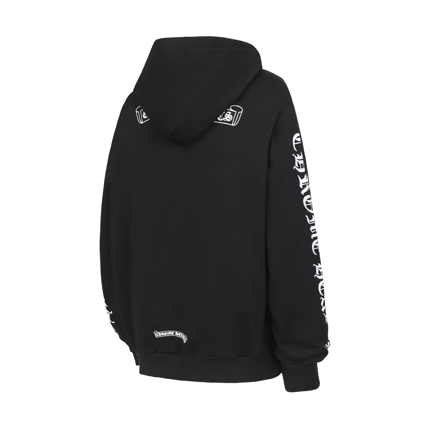 Logo-Print Cotton-Blend Jersey Hoodie D14514002 — view 3