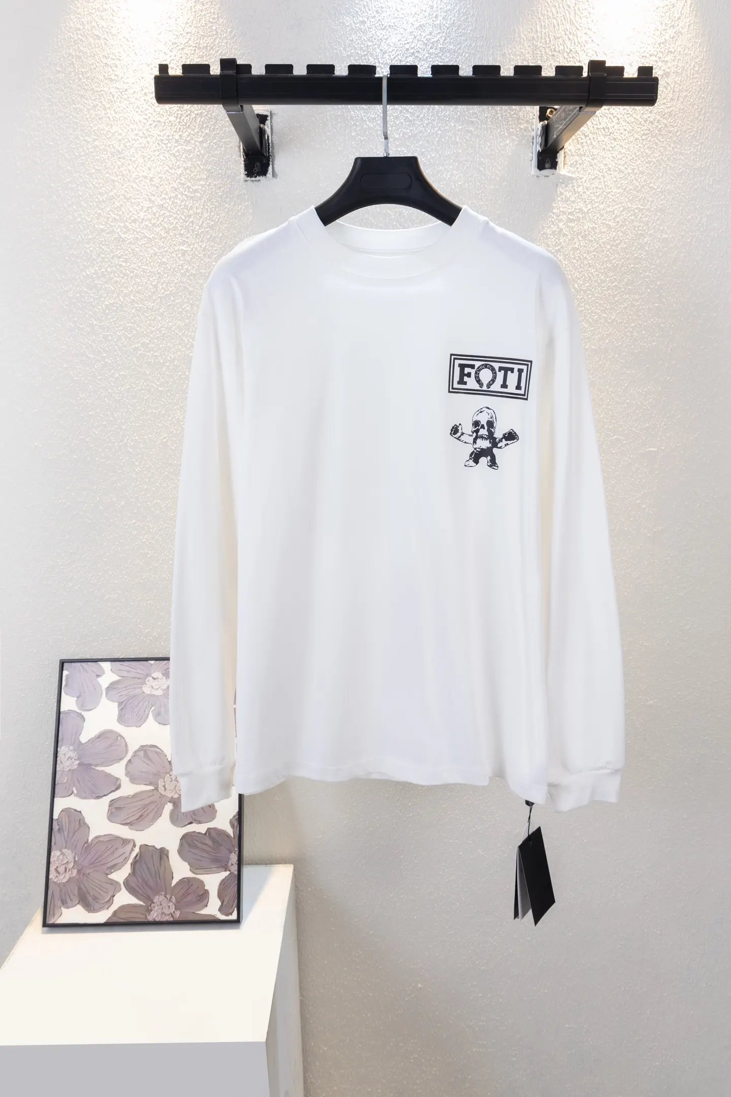Foti Skull Print Long-Sleeve T-Shirt D14512660