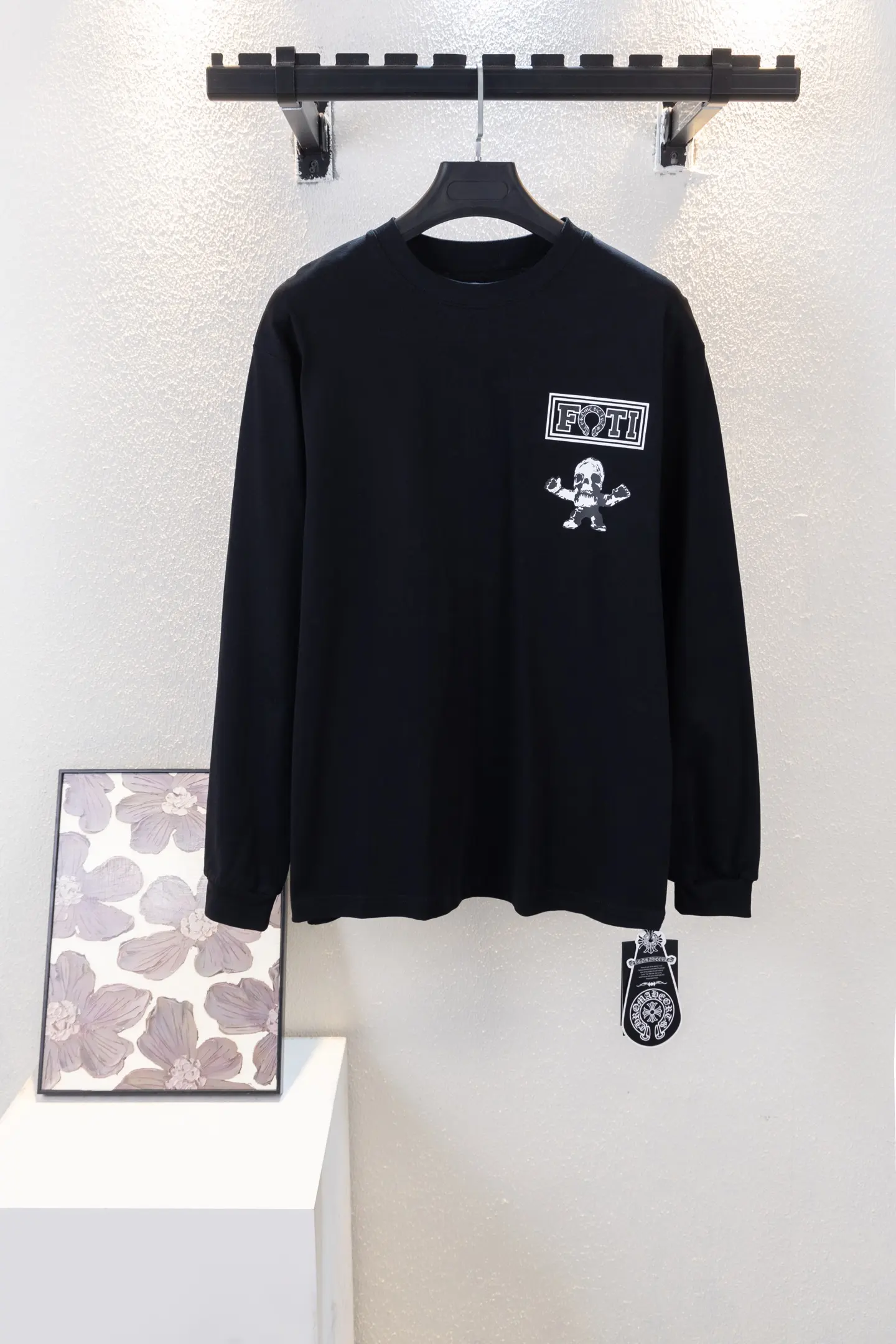 Foti Skull Print Long-Sleeve T-Shirt D14512659