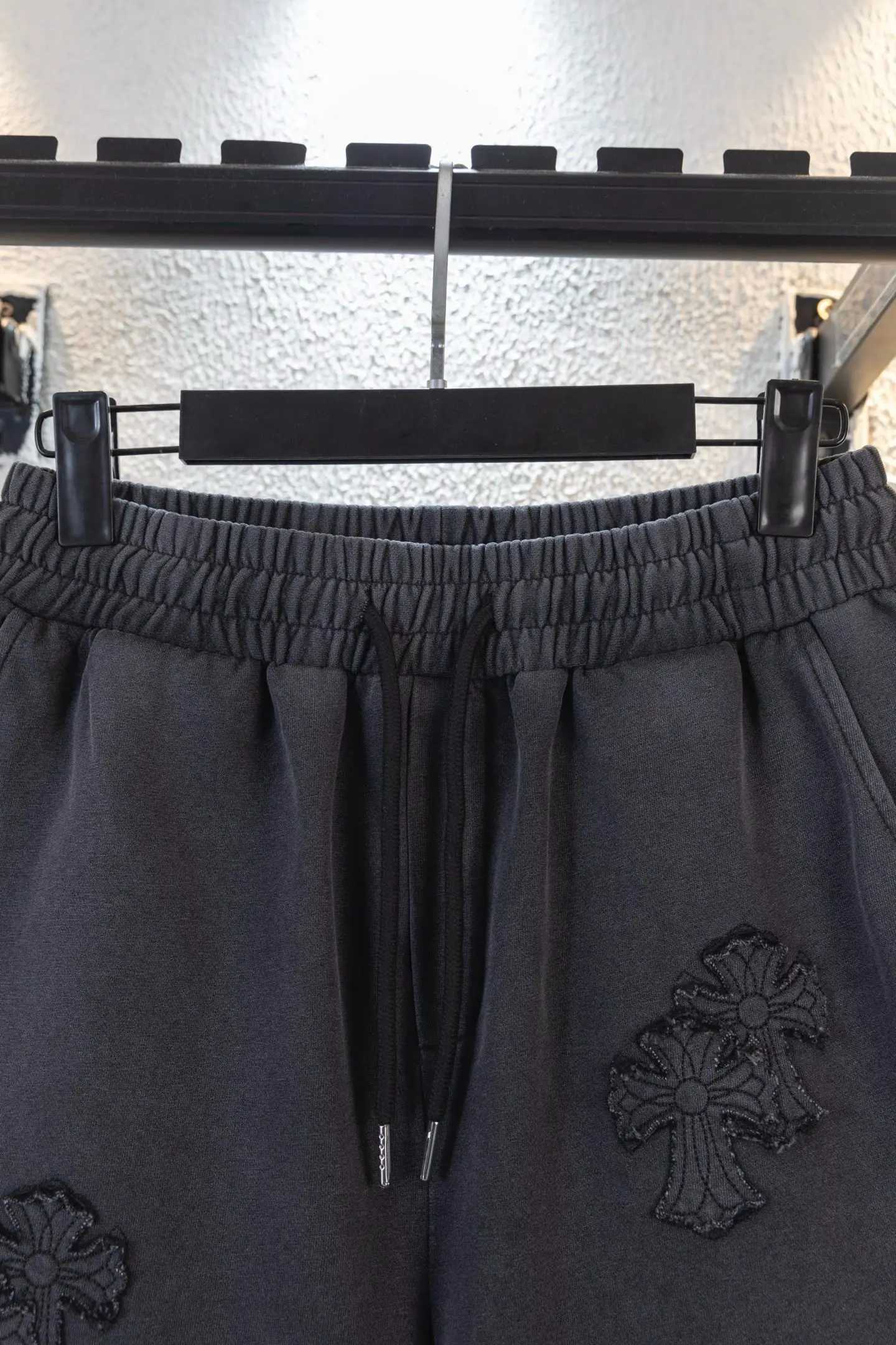 Embroidered Patchwork Cotton Jersey Shorts D14511532 — view 3