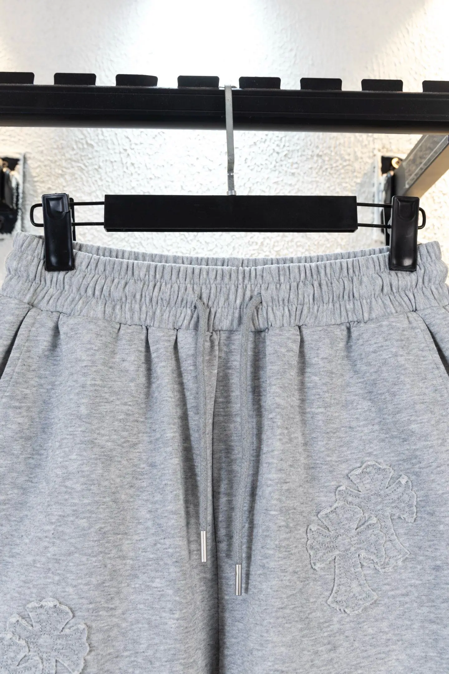 Embroidered Patchwork Cotton Jersey Shorts D14511533 — view 3