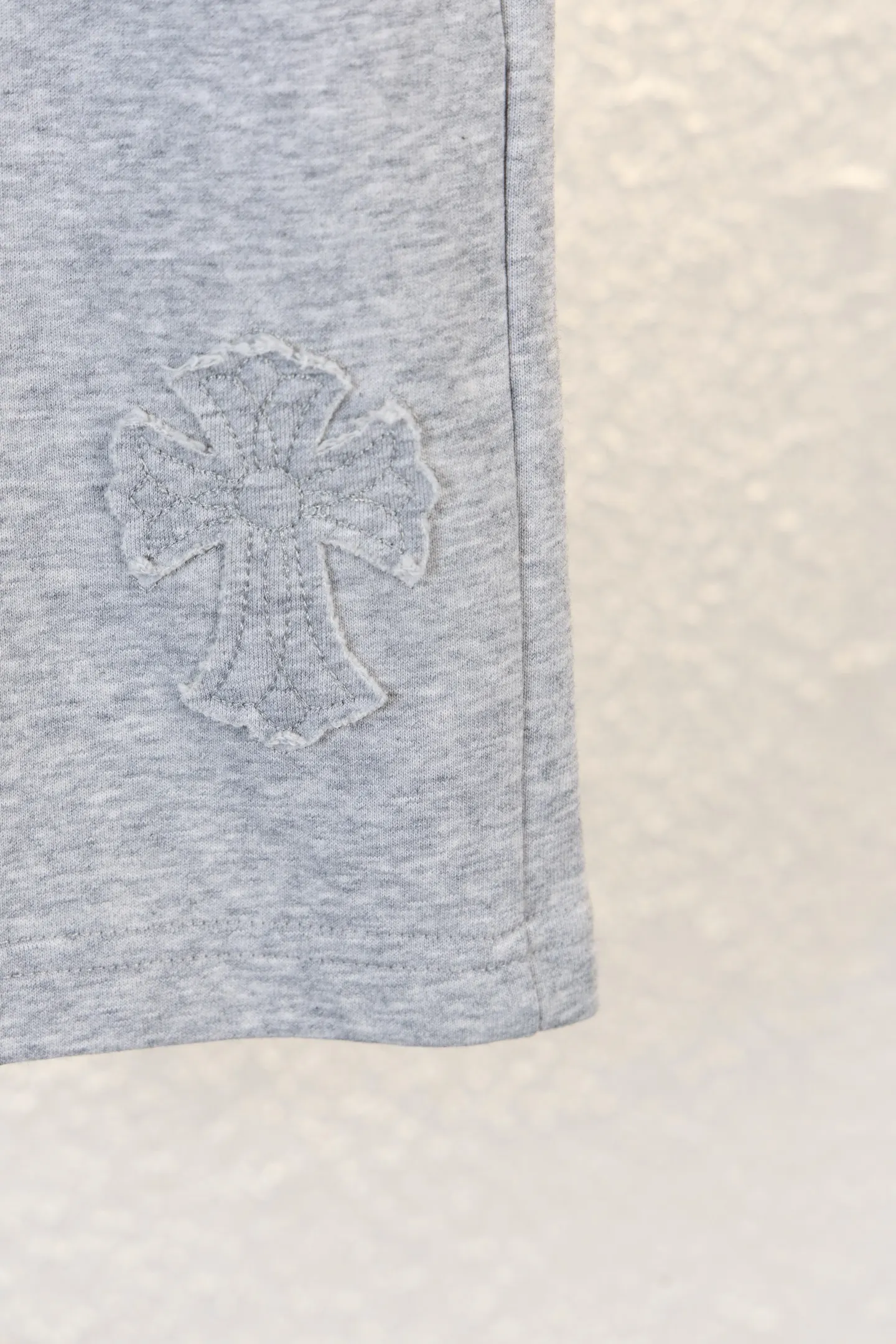 Embroidered Patchwork Cotton Jersey Shorts D14511533 — view 6