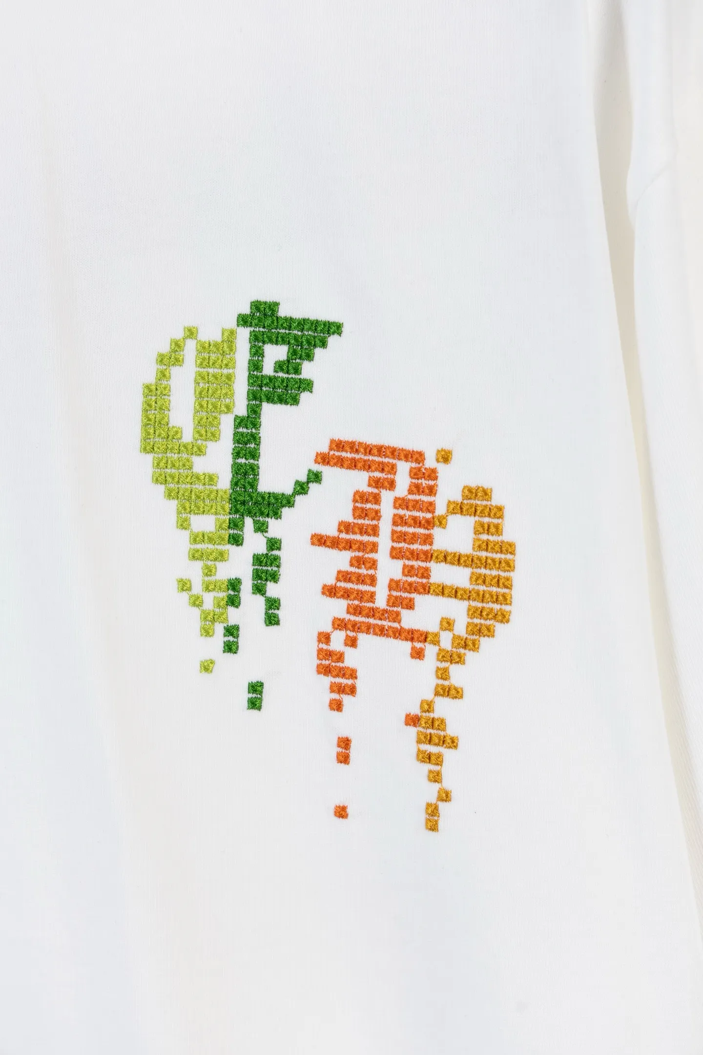 Embroidered Mosaic Logo Cotton T-Shirt D14511555 — view 5