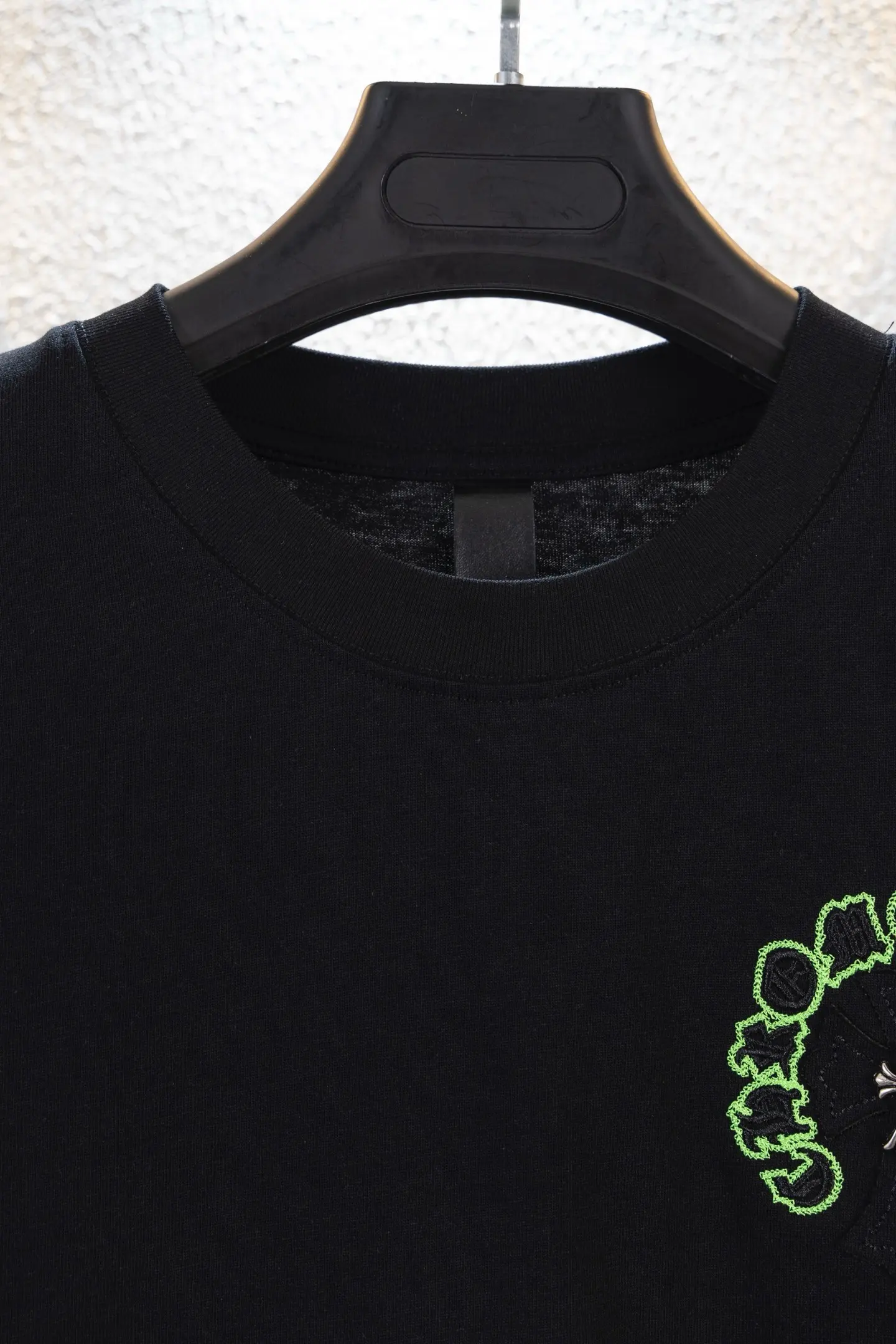 Embroidered Horseshoe Cross Oversized T-Shirt D14511546 — view 3