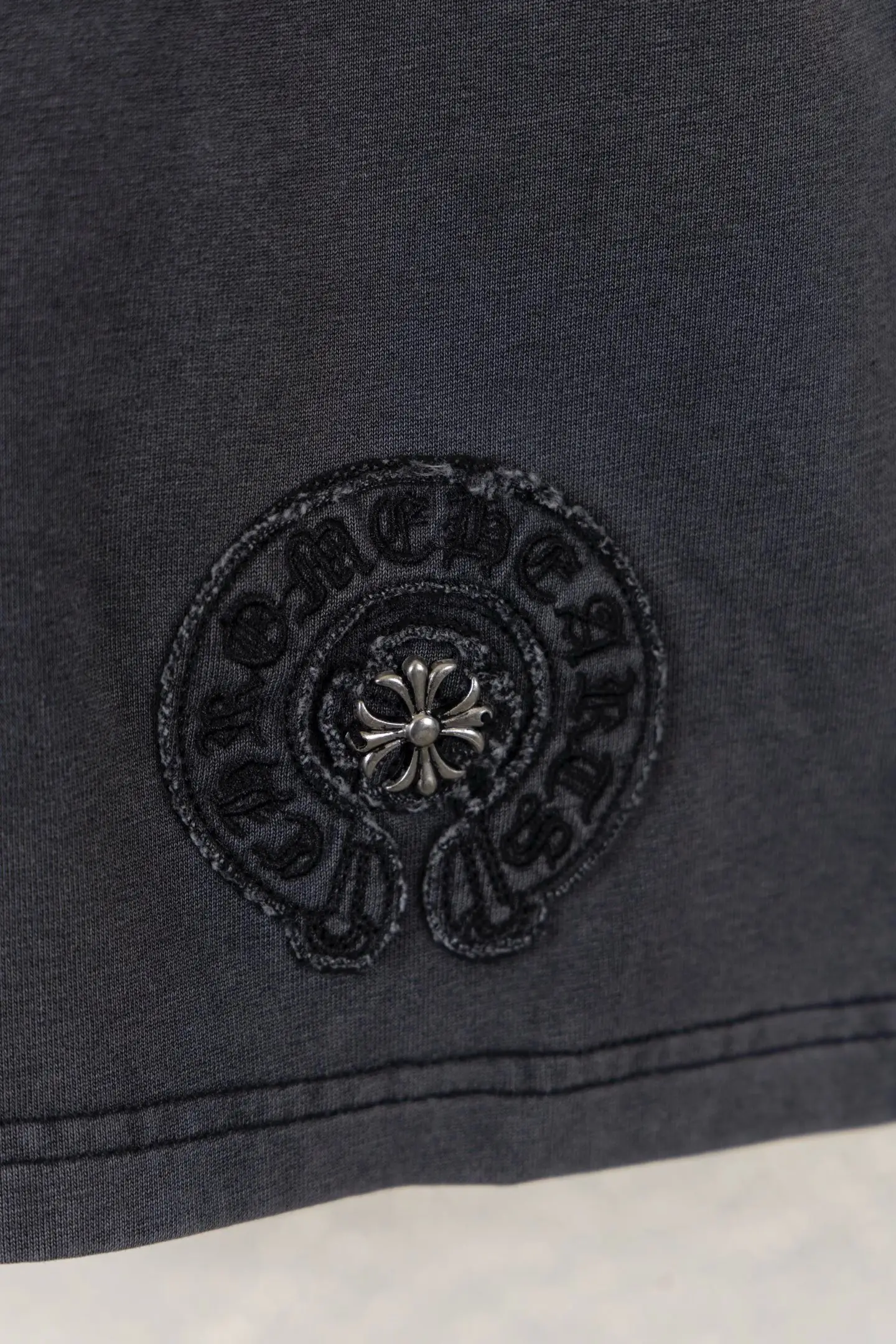 Embroidered Washed Cotton Jersey Shorts D14511534 — view 5