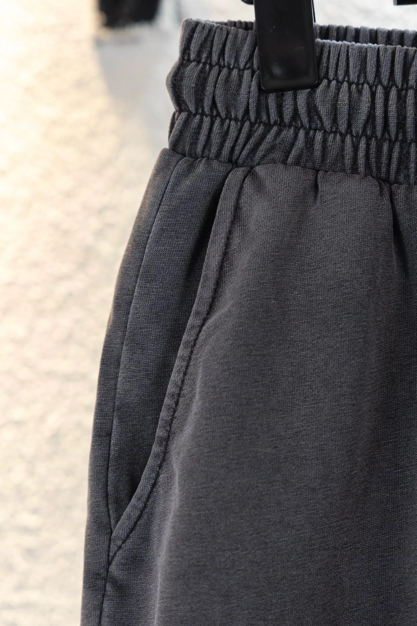 Embroidered Washed Cotton Jersey Shorts D14511534 — view 6