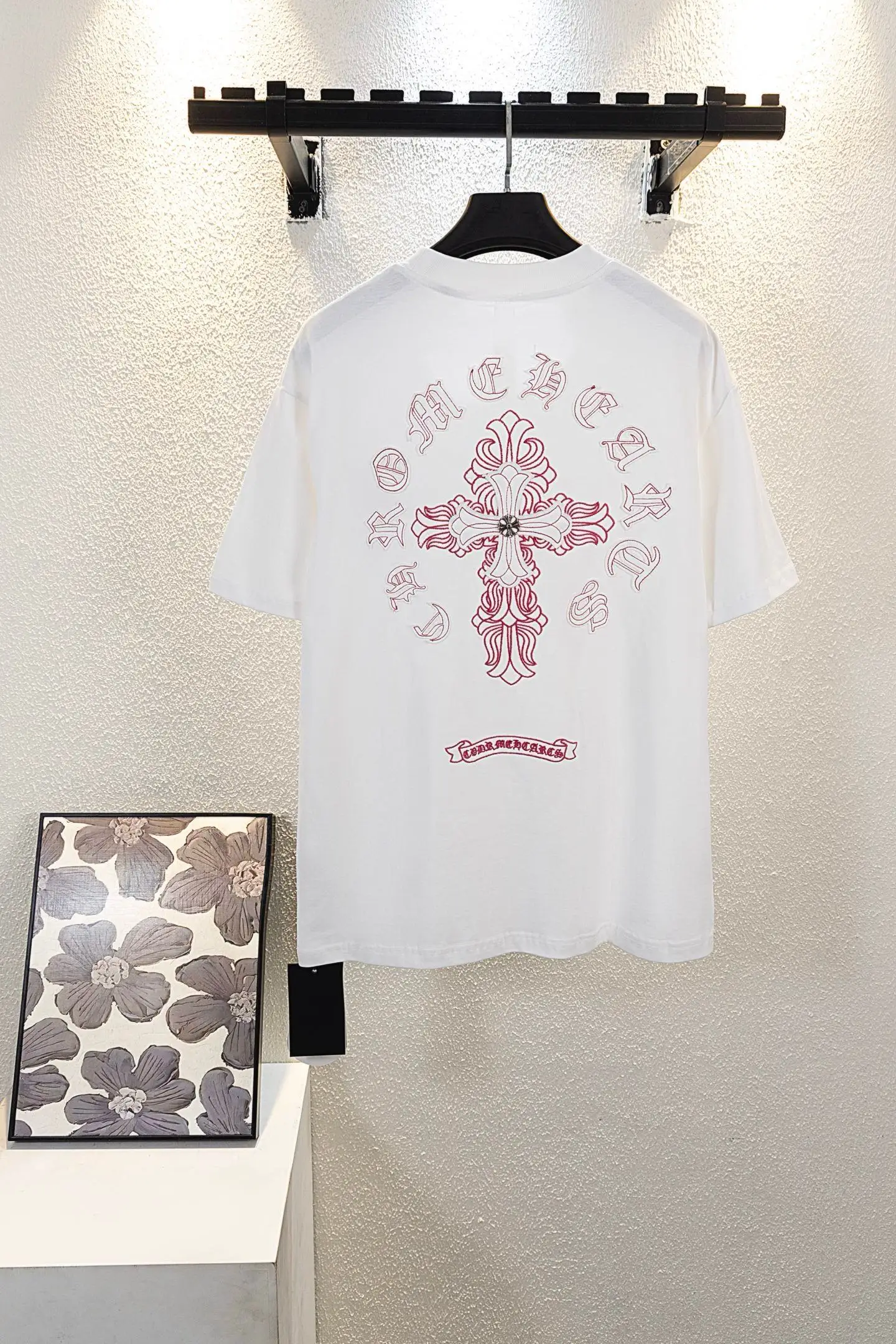 Cross Patch Embroidered Cotton T-Shirt D14511538 — view 2