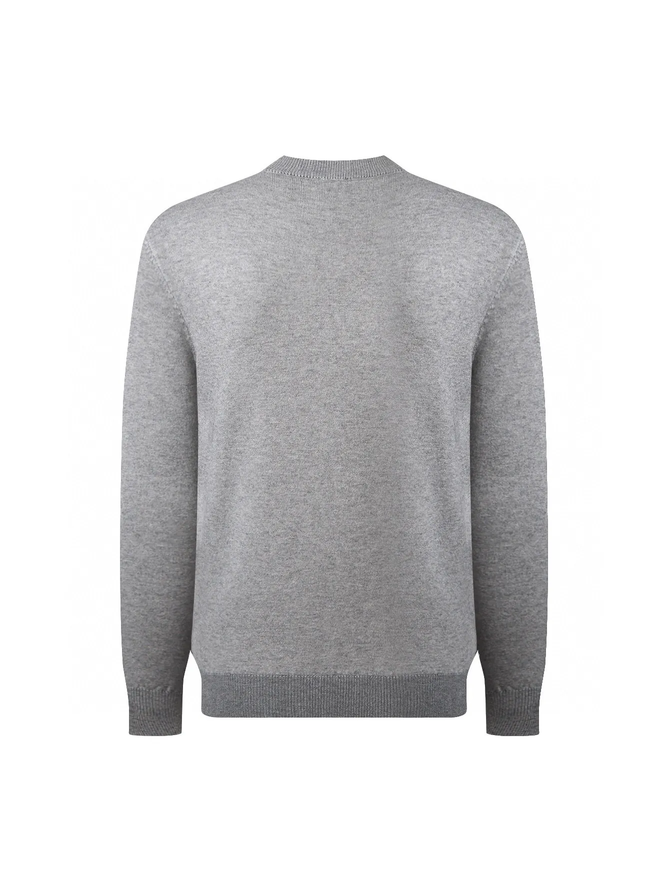 Anagram Embroidered Cashmere Crew-Neck Sweater D14516477 — view 2