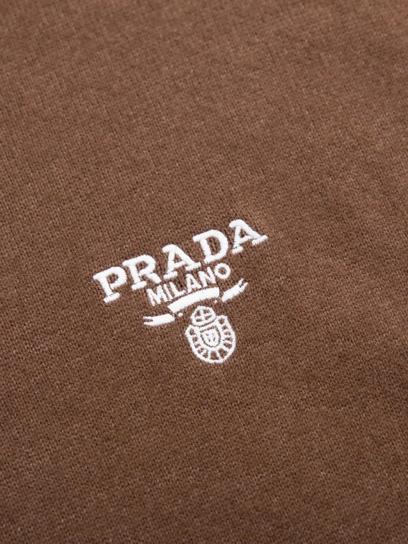 Logo-Embroidered Cashmere Crew-Neck Sweater D14516476 — view 3