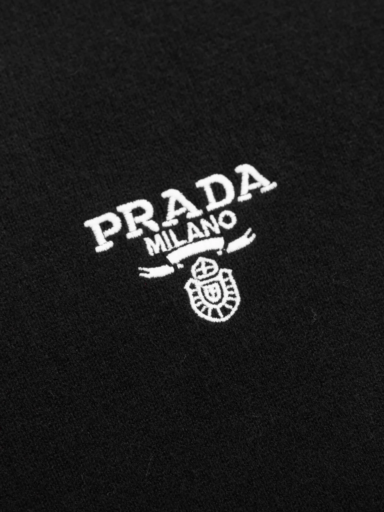 Logo-Embroidered Cashmere Crew-Neck Sweater D14516475 — view 3