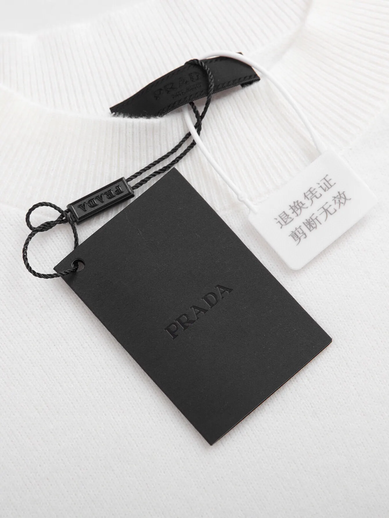 Logo-Embroidered Cashmere Crew-Neck Sweater D14516474 — view 4