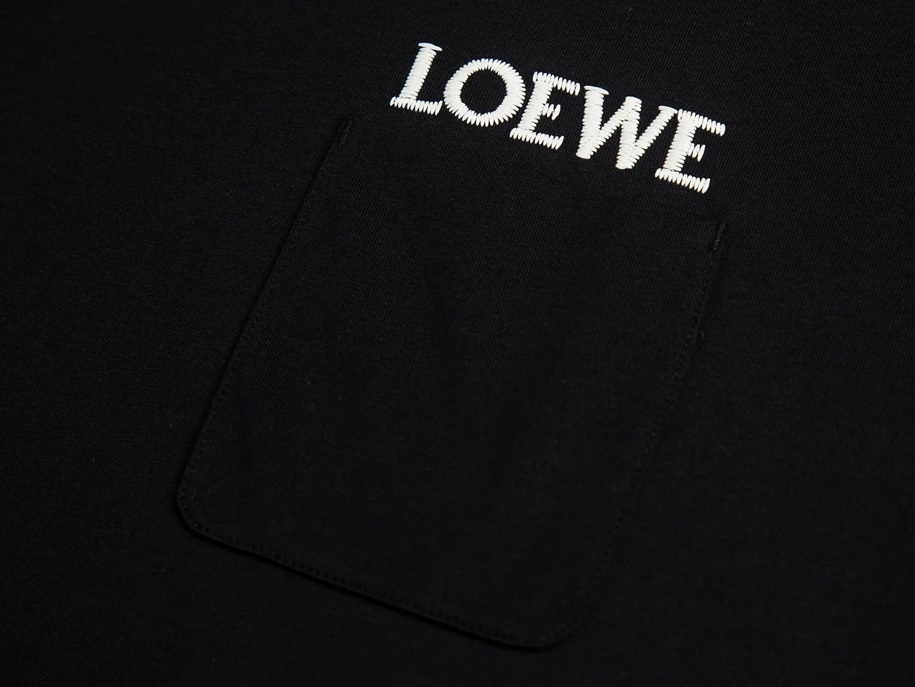 Logo Embroidery Mercerized Cotton Pocket T-Shirt D14515658 — view 3