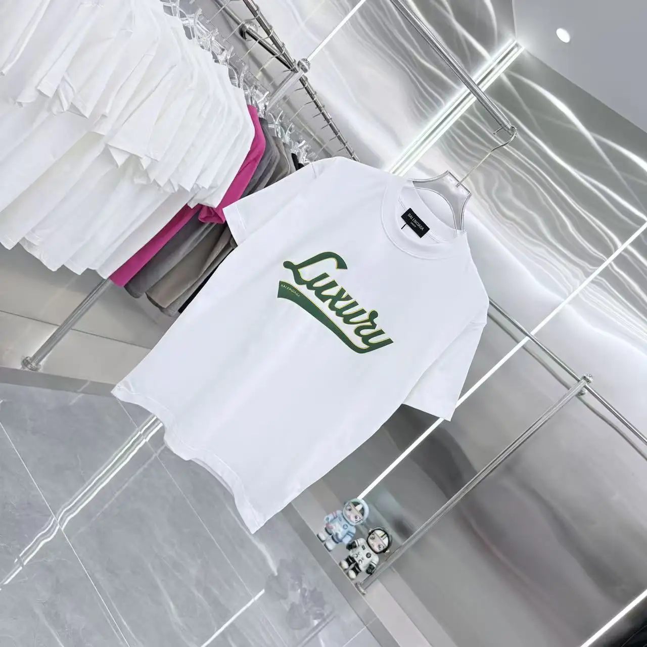 Logo Print Oversized Cotton T-Shirt D14514347 — view 2